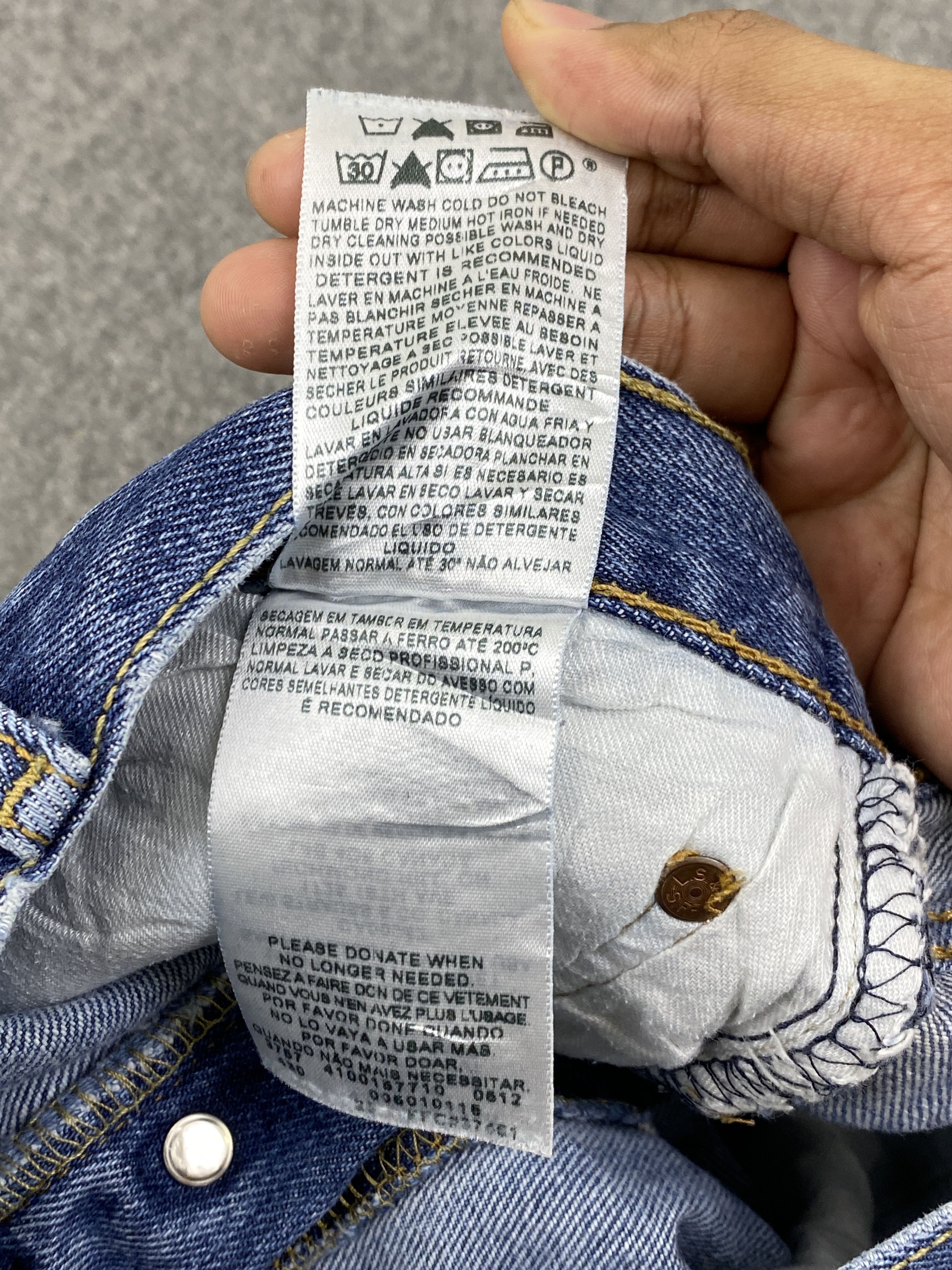 Levi's × Vintage Blue Denim Vintage Levi's 501 Jeans Size US 35 - 8 Thumbnail