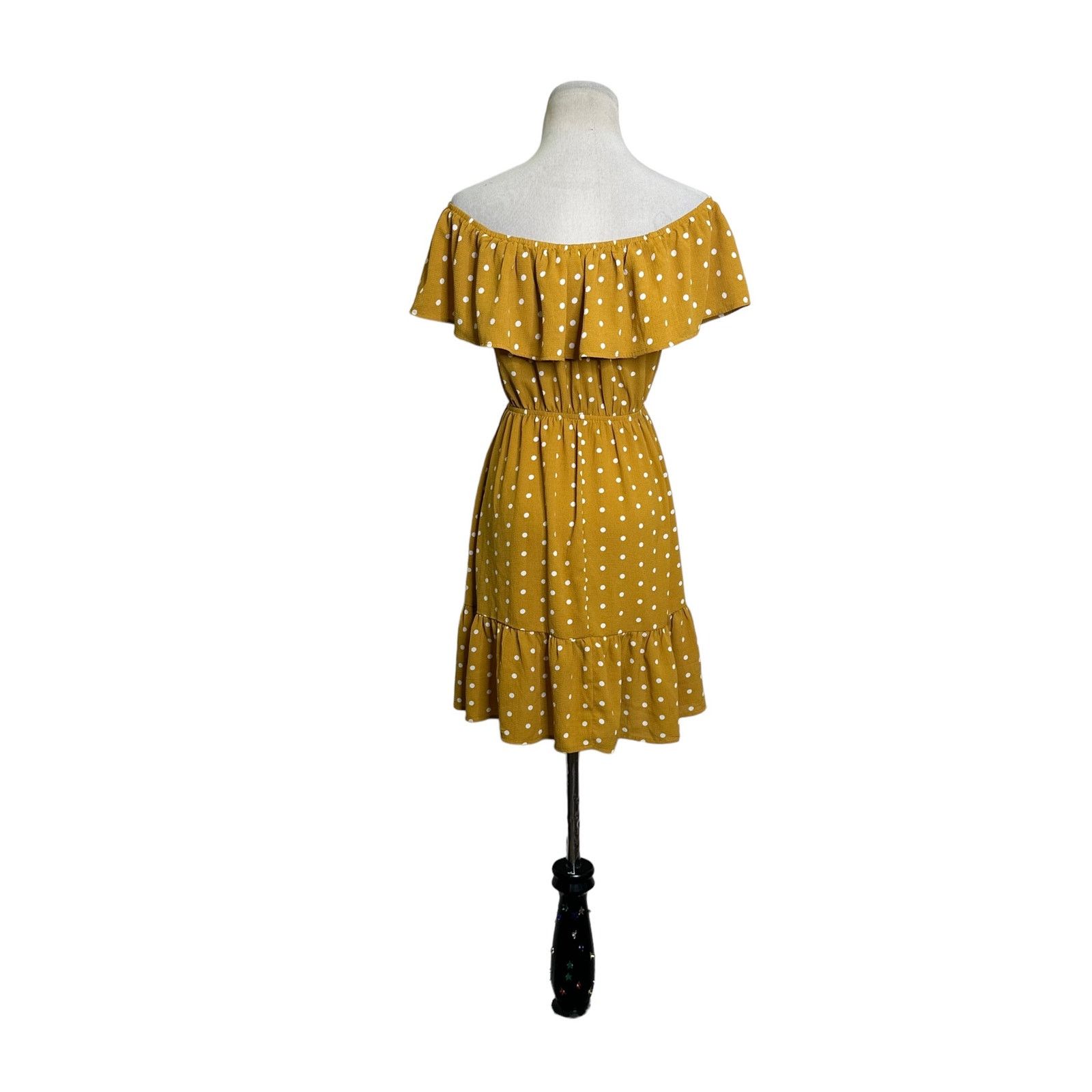 Forever 21 Forever 21 polka dots off shoulder mini dress size Small Size S / US 4 / IT 40 - 2 Thumbnail