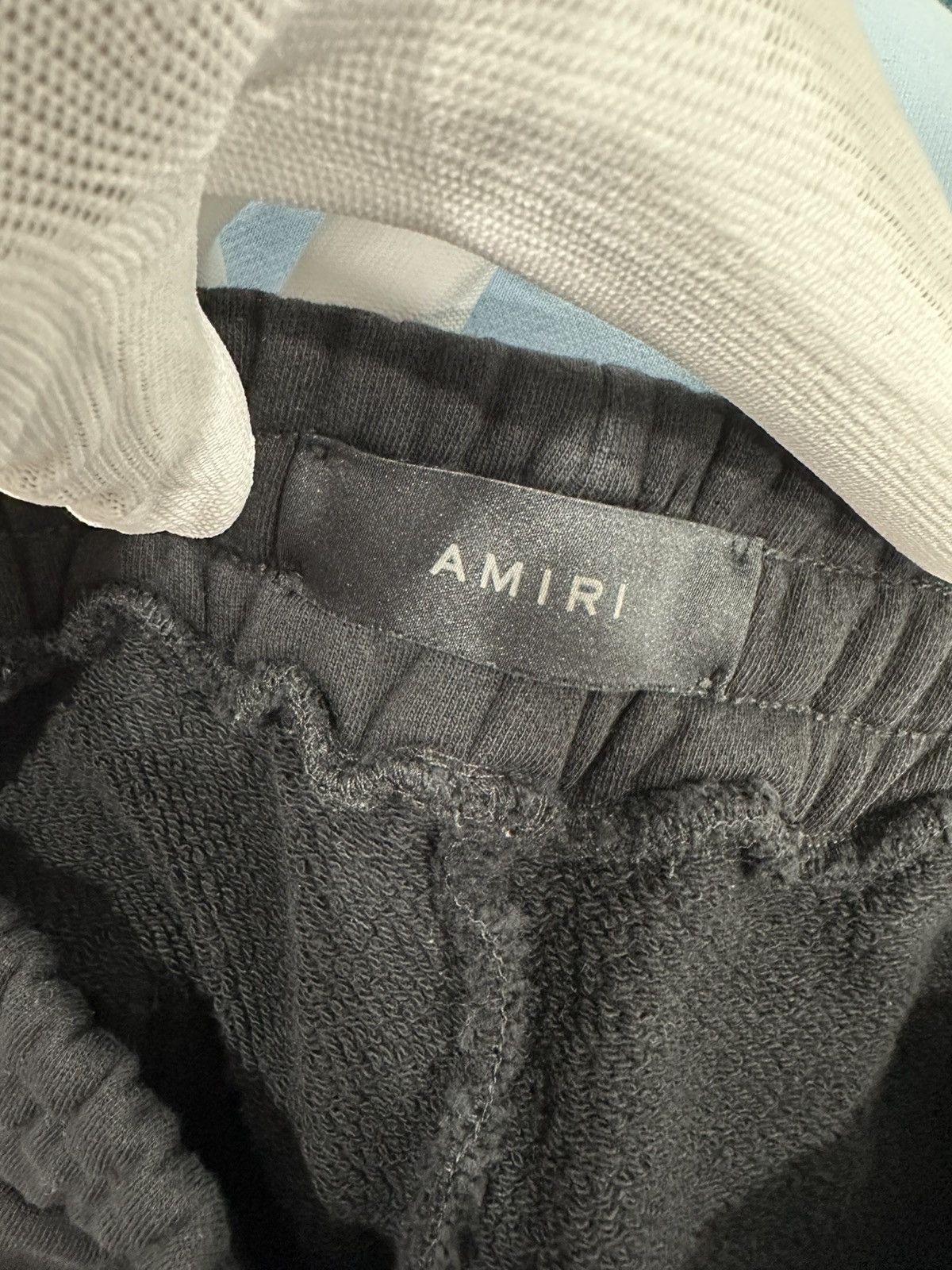 Amiri Amiri Script Logo Shorts Black XL Size US 36 / EU 52 - 10 Thumbnail