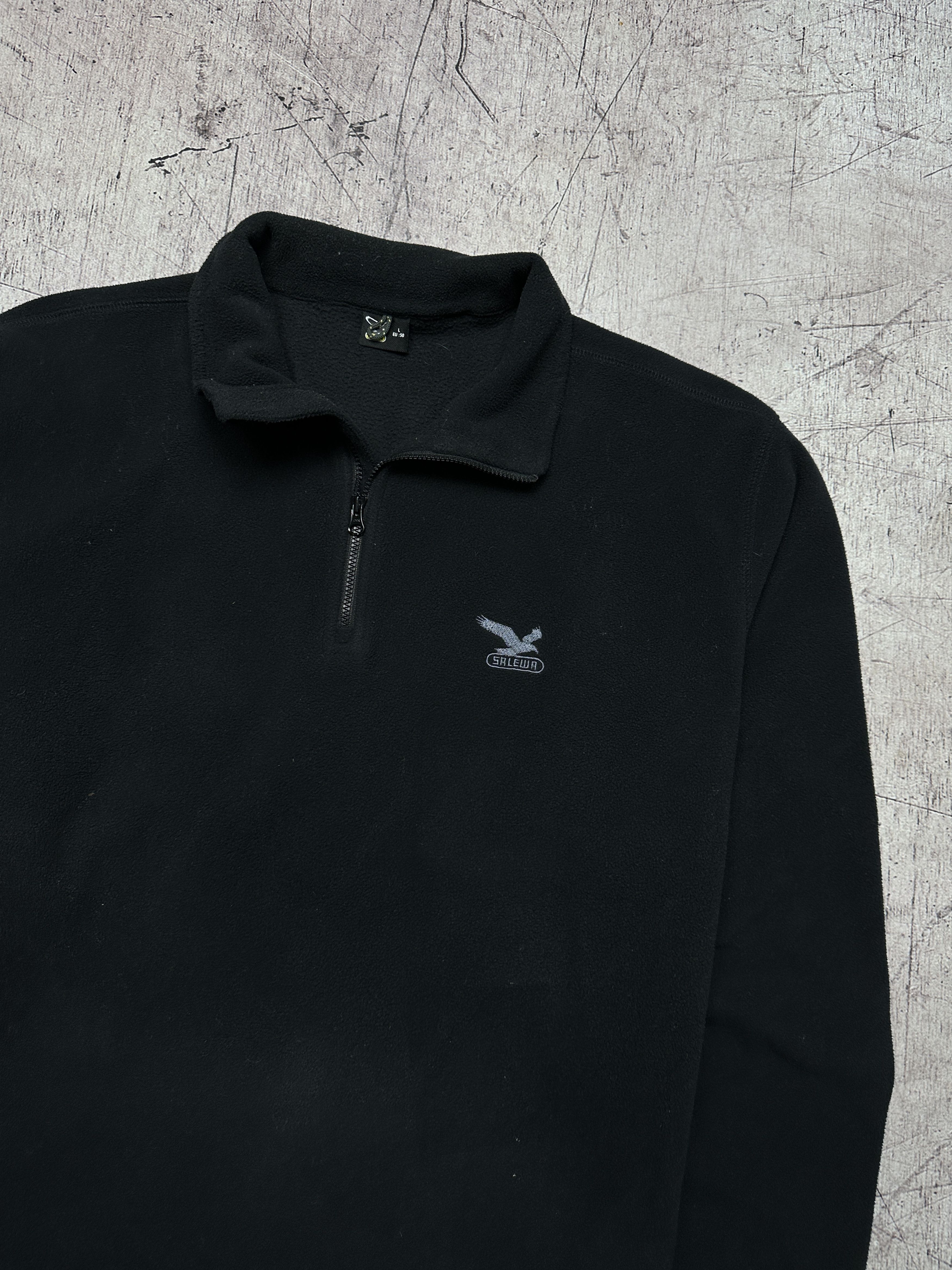 SALEWA × Vintage Salewa Vintage Mens 1\4 Zip Fleece Jacket Size US L / EU 52-54 / 3 - 2 Thumbnail