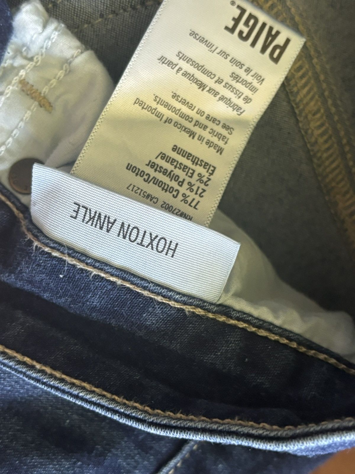 Paige Paige Hoxton Ankle Skinny Jean Size 28" / US 6 / IT 42 - 9 Thumbnail