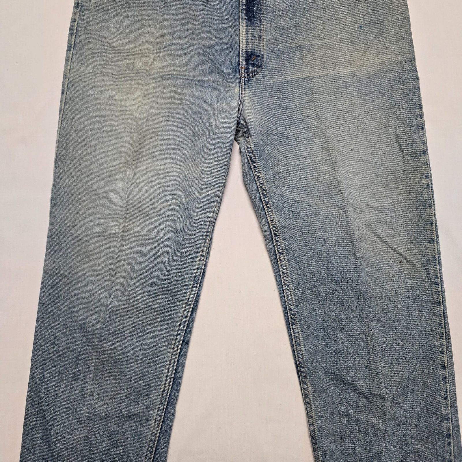 Levi's Levis 540 Flex Denim Jeans Mens 42x30 Light Wash Relaxed Fit Size US 42 / EU 58 - 3 Thumbnail
