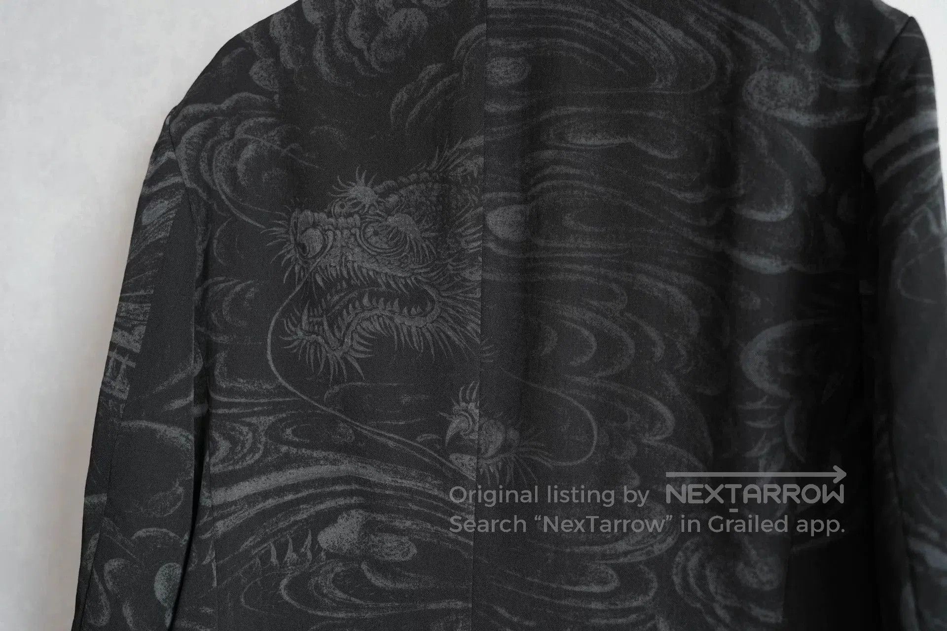 Yohji Yamamoto Yohji Yamamoto 22AW Dragon Cloud Print Jacket. Size US M / EU 48-50 / 2 - 4 Thumbnail