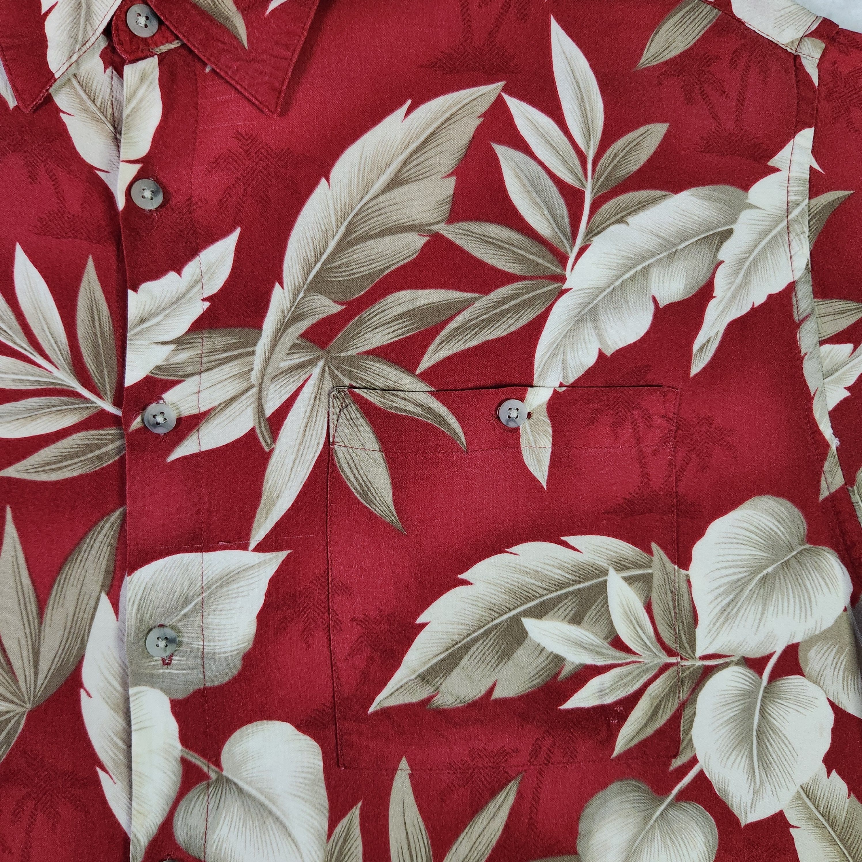 Campia Moda Campia Moda VINTAGE Hawaiian Shirt XL Red Floral Button Up Size US XL / EU 56 / 4 - 3 Thumbnail