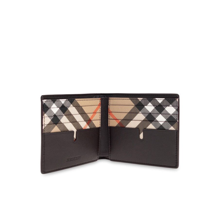 Burberry BURBERRY Peat Sand Leather Wallet New & Authentic Size ONE SIZE - 1 Thumbnail
