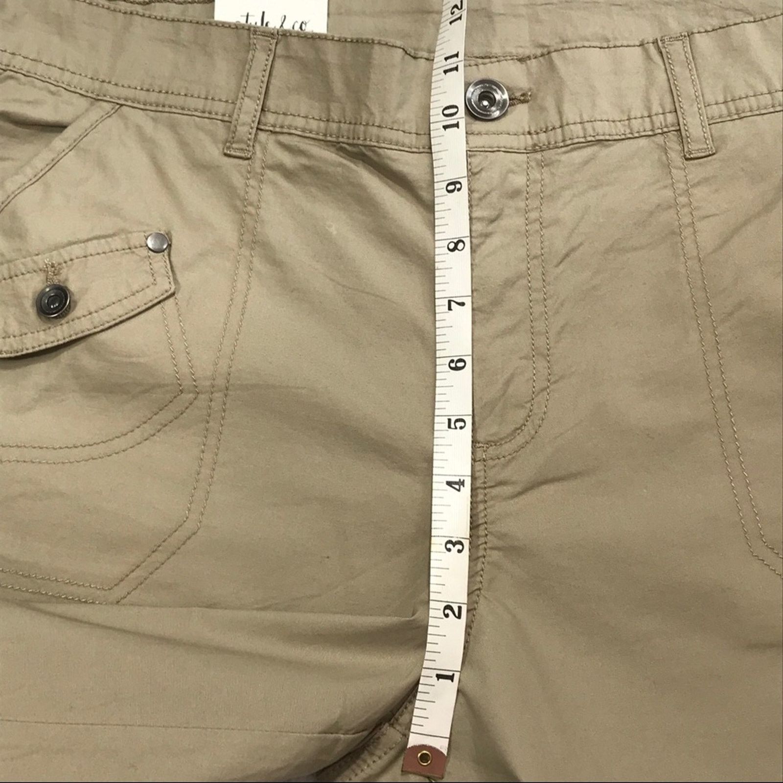 Other STYLE & CO Tan Shorts Size 16 NWT Size 38" / US 16 / IT 52 - 8 Thumbnail