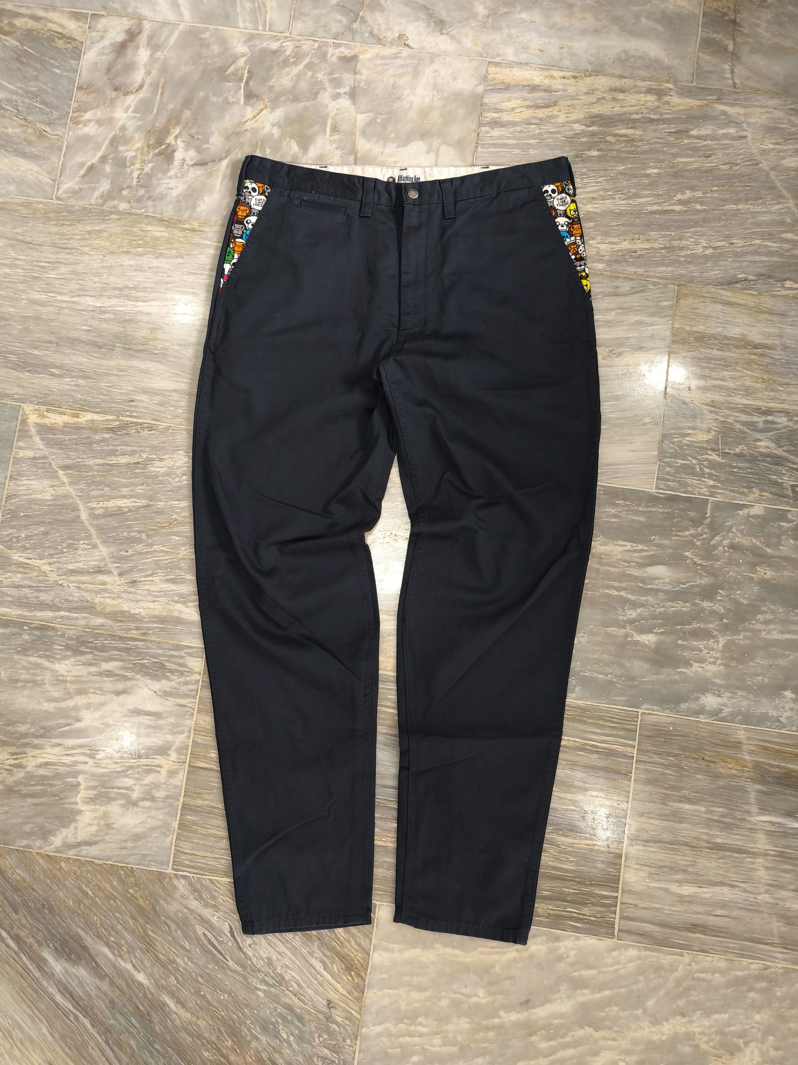 Bape OG Bape Baby Milo Chino Pants Size US 37 - 5 Thumbnail