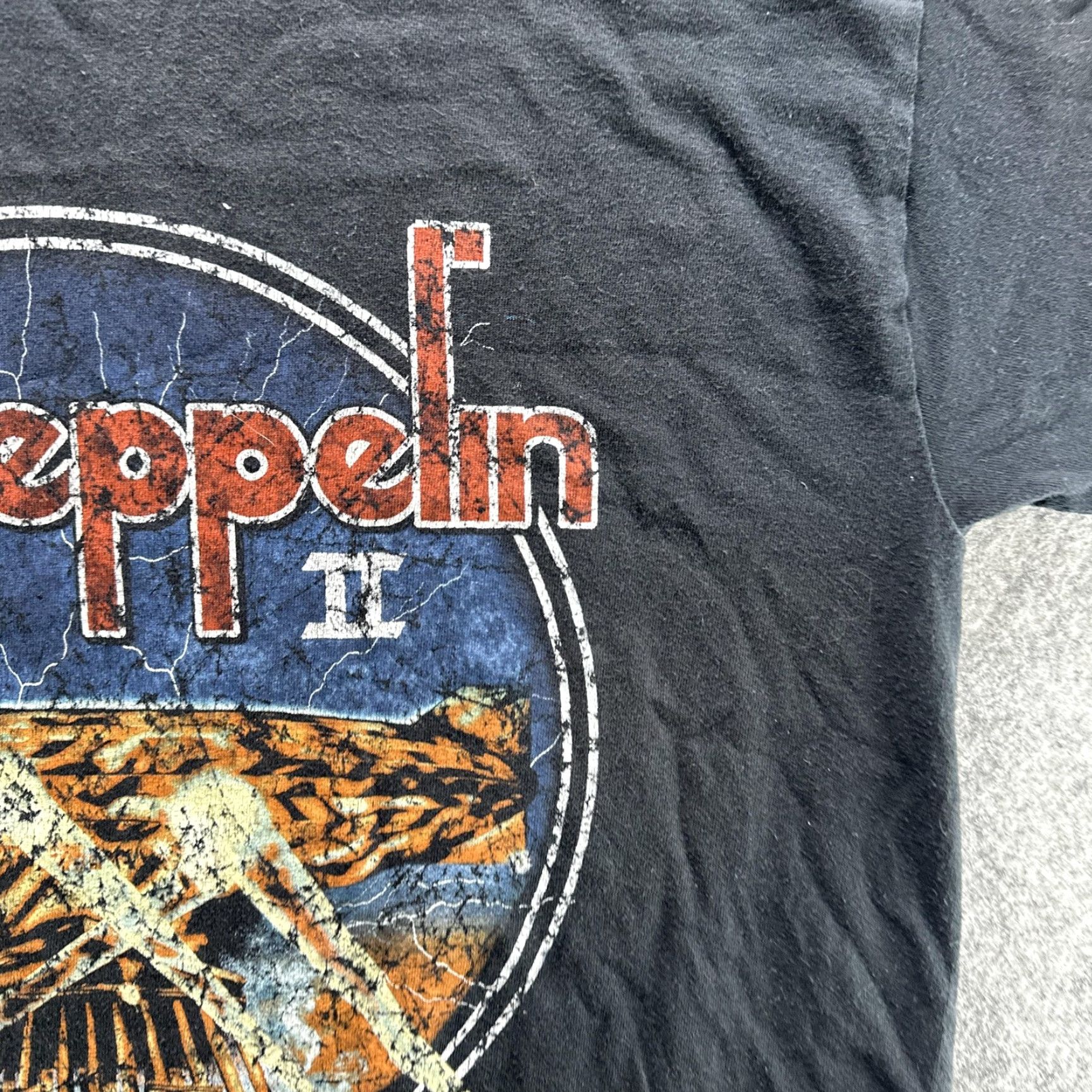 Vintage Led Zeppelin Shirt Medium Black Rock Band Graphic Album Tee Mens Size US M / EU 48-50 / 2 - 7 Thumbnail