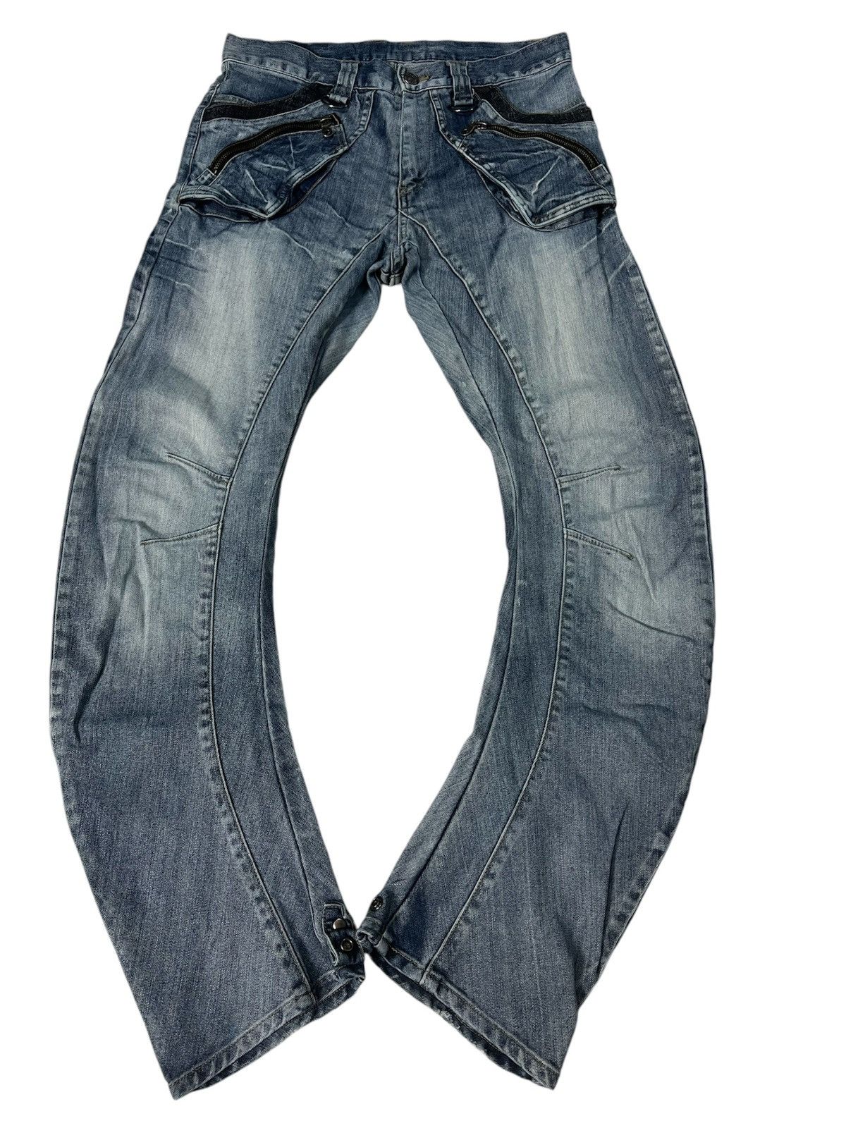 PPFM PPFM CURVED PUNK JEANS Size US 30 / EU 46 - 1 Thumbnail