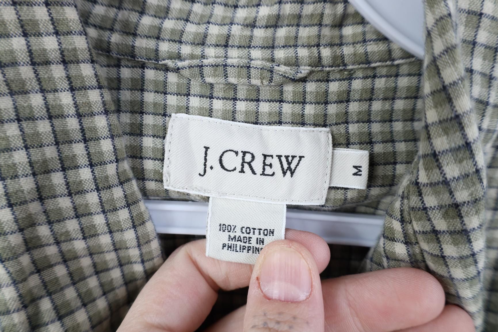 J.Crew Vintage 90s J Crew Flannel Collared Button Down Shirt Plaid Size US M / EU 48-50 / 2 - 7 Thumbnail