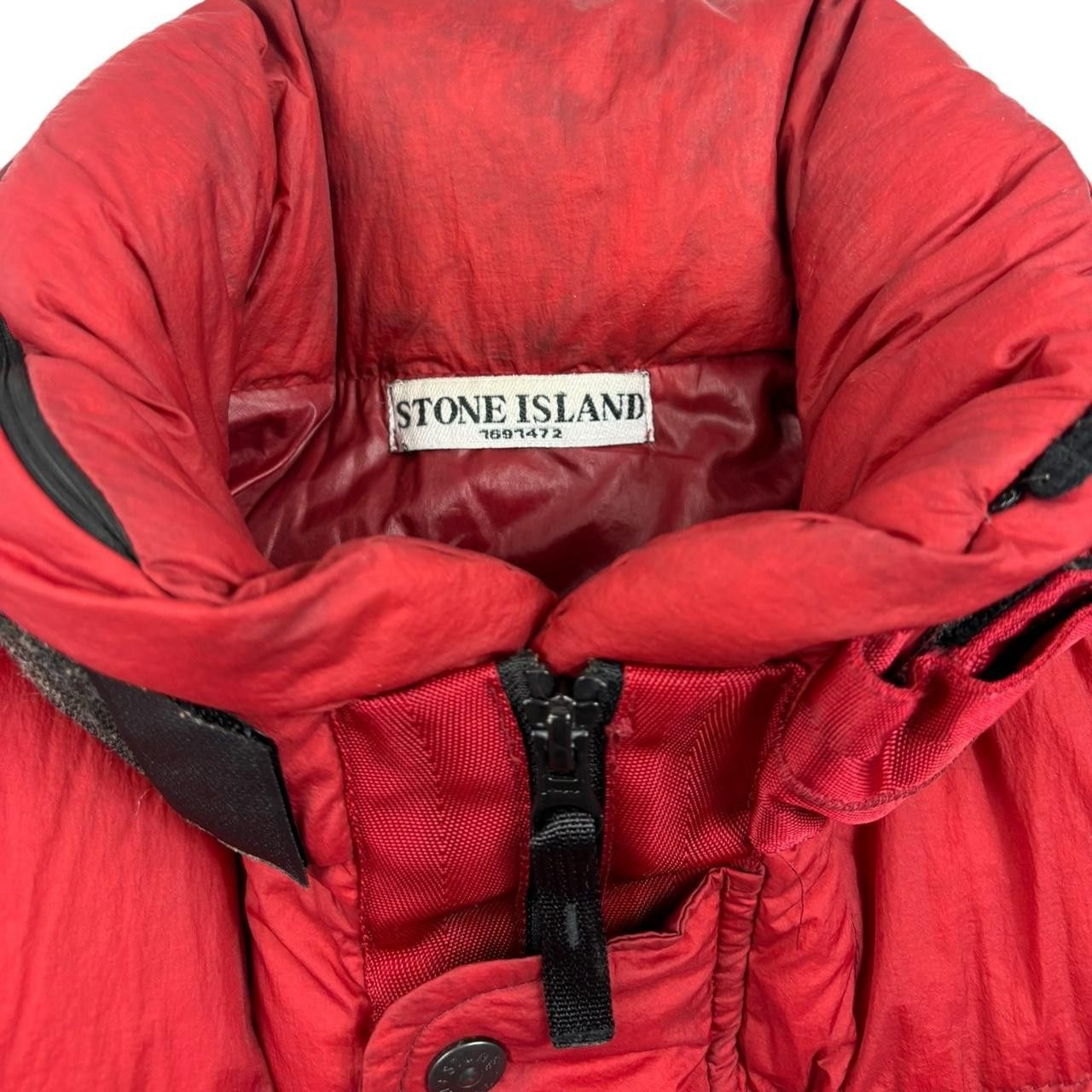 Stone Island Stone Island Opaque Nylon Tela Puffer Gilet Red - Medium Size US M / EU 48-50 / 2 - 6 Thumbnail