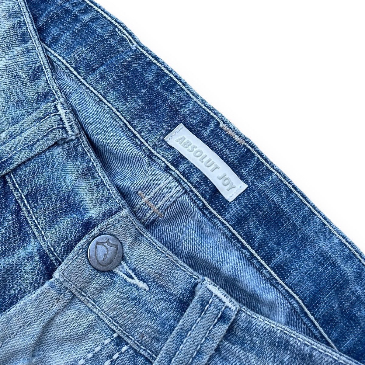 20471120 × Absolut Joy × Beauty Beast 🇯🇵 ABSOLUT JOY DISTRESSED LGB IFSIXWASNINE DENIM PANTS Size US 30 / EU 46 - 6 Thumbnail