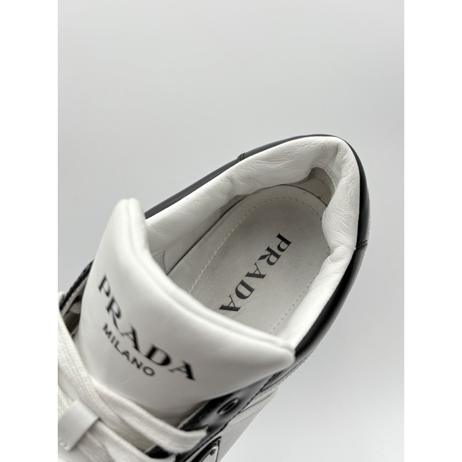 Prada Prada Downtown Low Leather ' Black White ' | SUPER CLEAN! Size US 12 / EU 45 - 12 Thumbnail