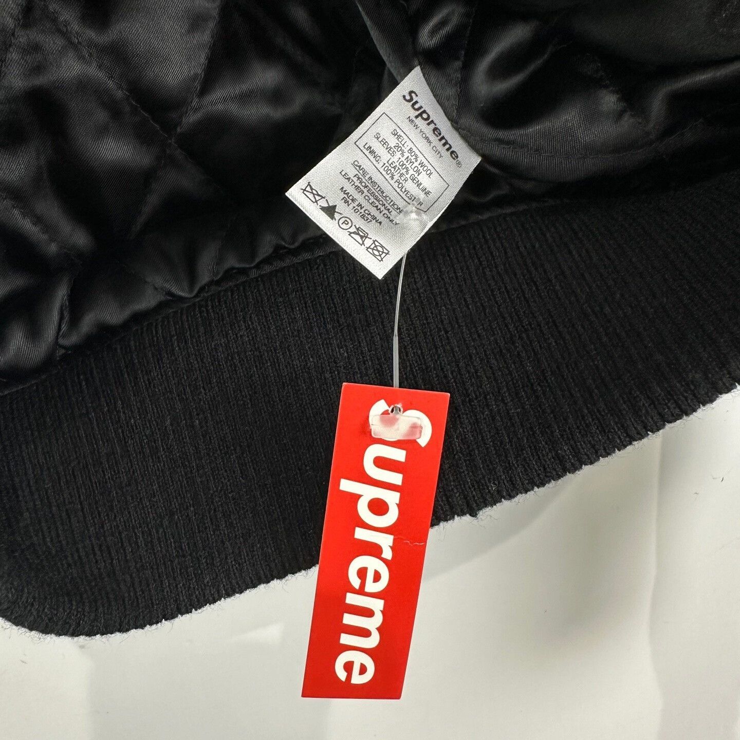 Supreme Supreme Phantom Leather Sleeves Baseball Jacket Size US S / EU 44-46 / 1 - 6 Thumbnail