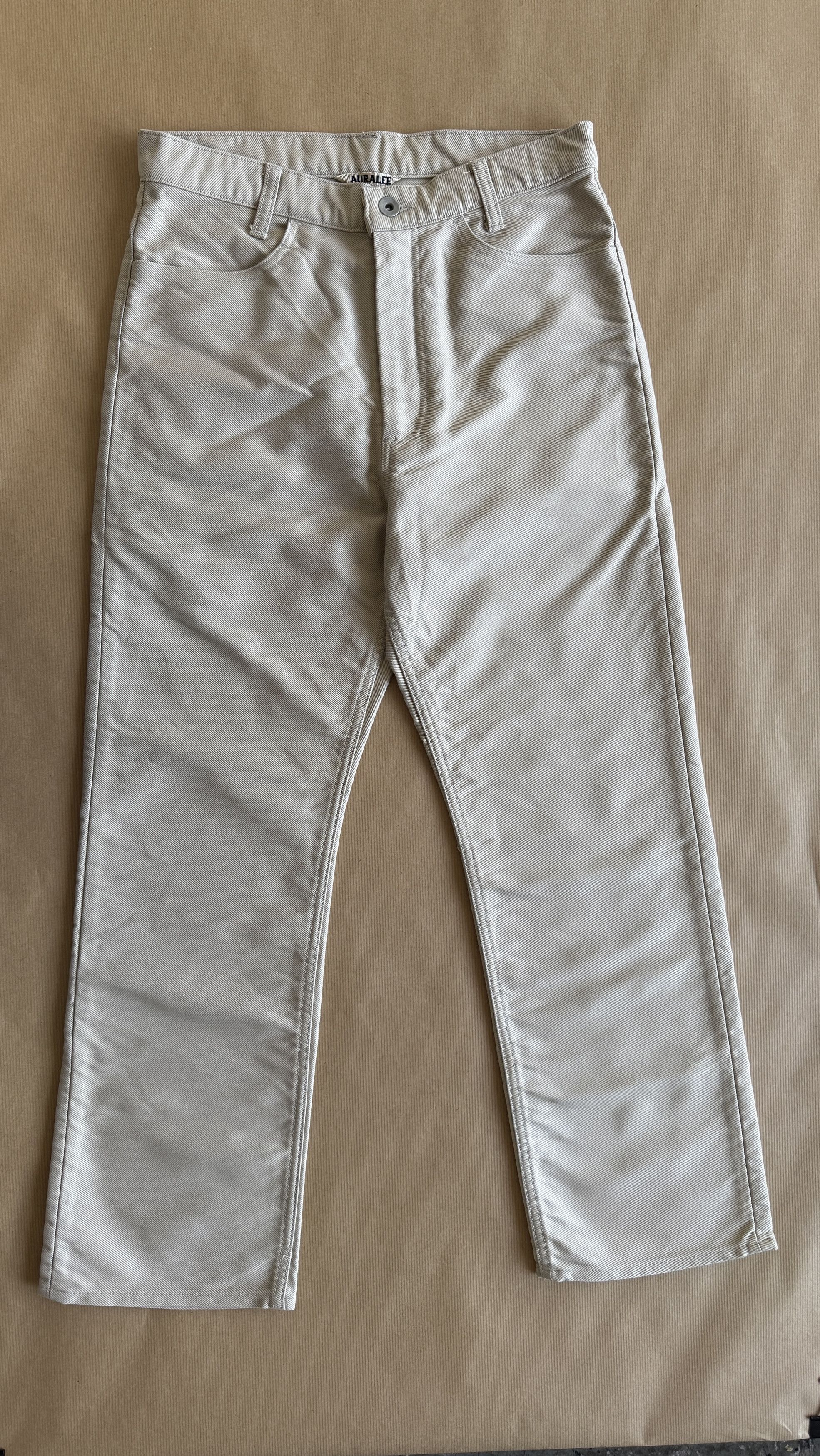 Auralee aa . 1 . as new . FINX MOLESKIN CHINO PANTS . A6AP03FM Size US 28 / EU 44 - 7 Thumbnail