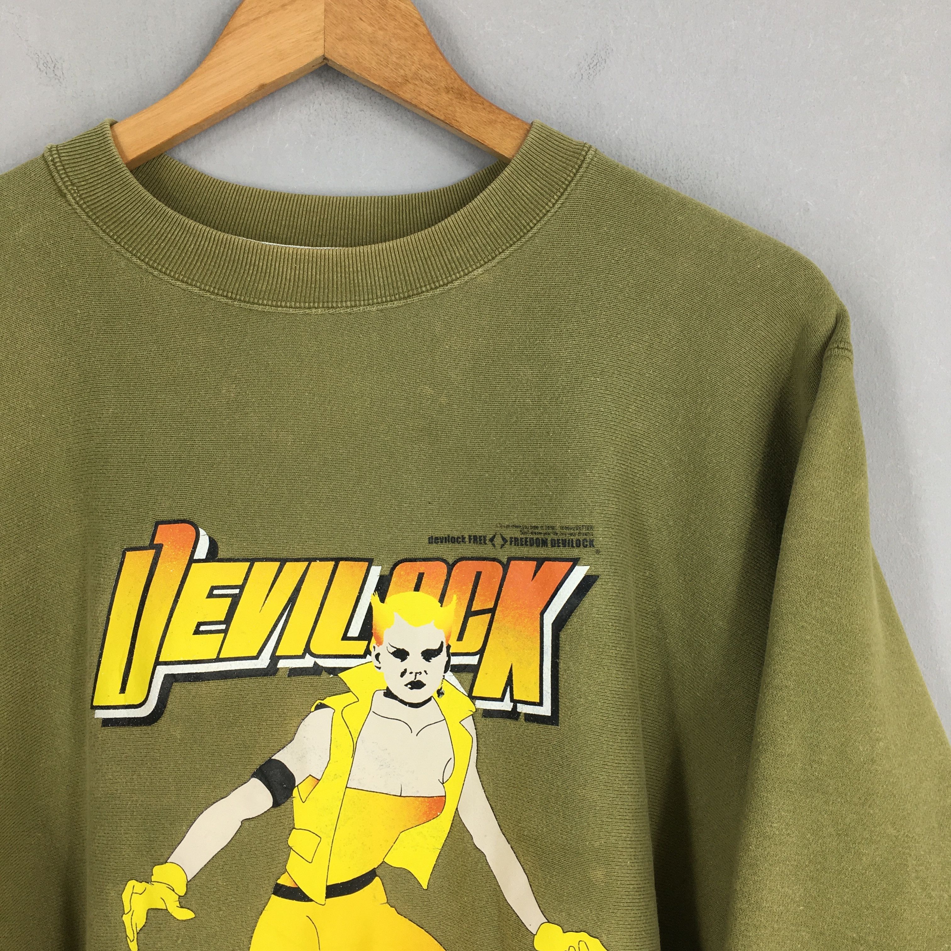 Devilock Vintage 90s Devilock Japan Sweatshirt Medium Size US M / EU 48-50 / 2 - 2 Thumbnail