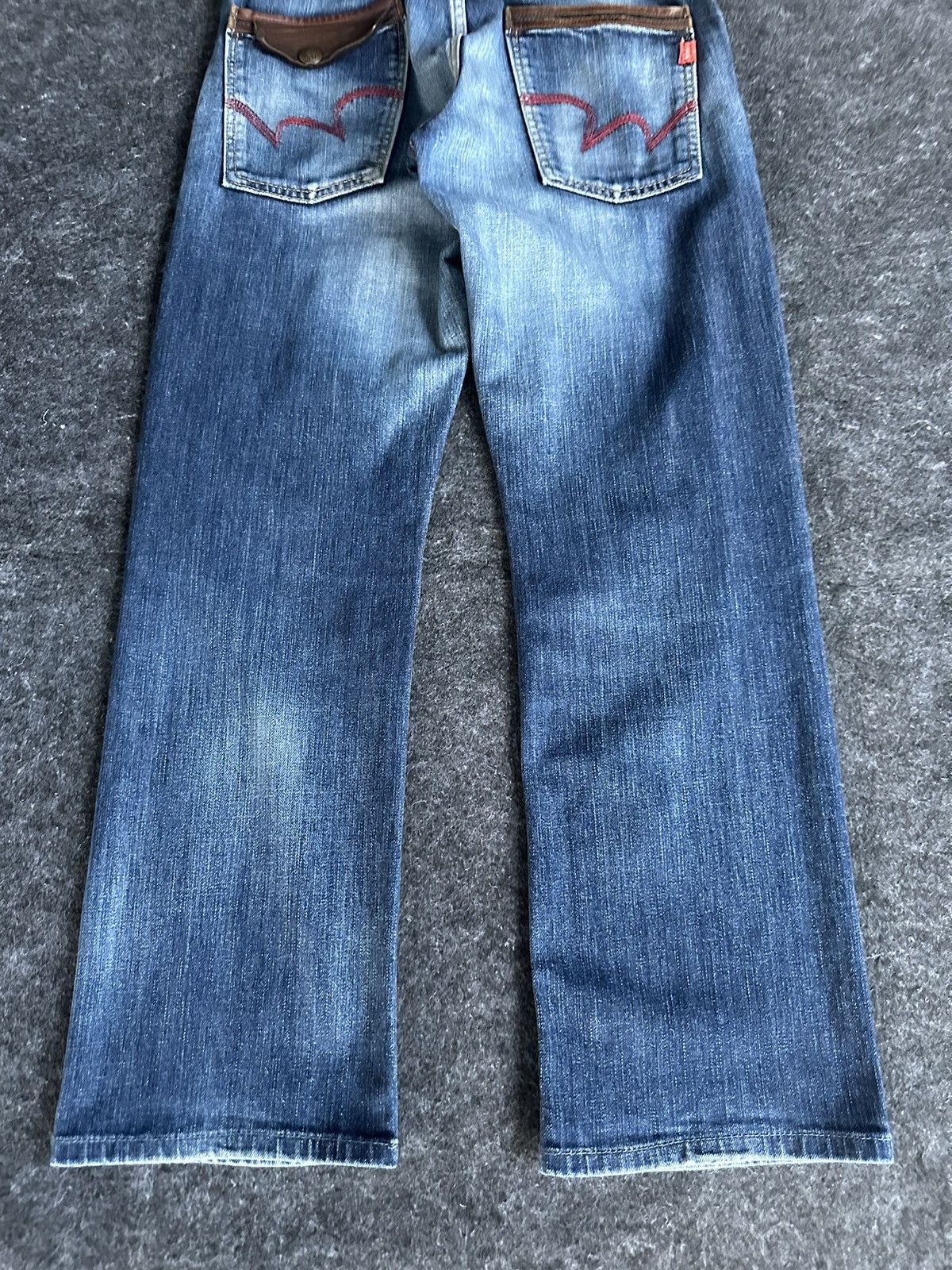 Edwin Vintage 90s Edwin Blue Trip Stone Washed Denim 30x29 D382 Size US 30 / EU 46 - 5 Thumbnail