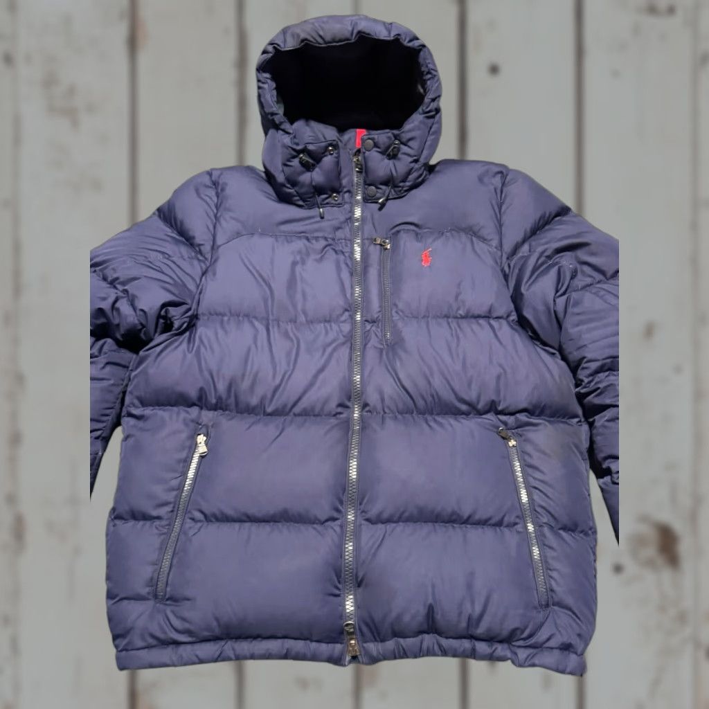 Ralph Lauren Polo Ralph Lauren Goose Down Jacket Puffer Coat Blue Size Large Men Regular Zip Off Hood 700 Fill Power Fall Winter Size US L / EU 52-54 / 3 - 1 Thumbnail