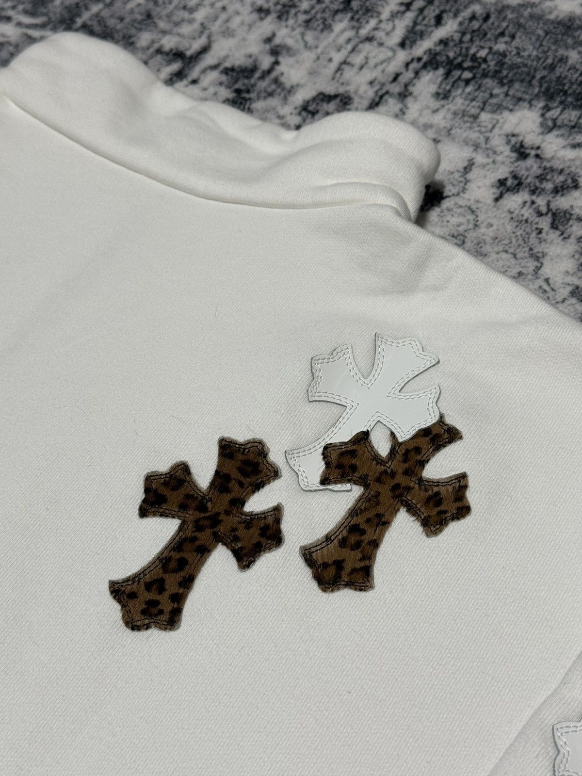 Chrome Hearts Leopard Cross Patch Quarter Zip Size US S / EU 44-46 / 1 - 8 Thumbnail