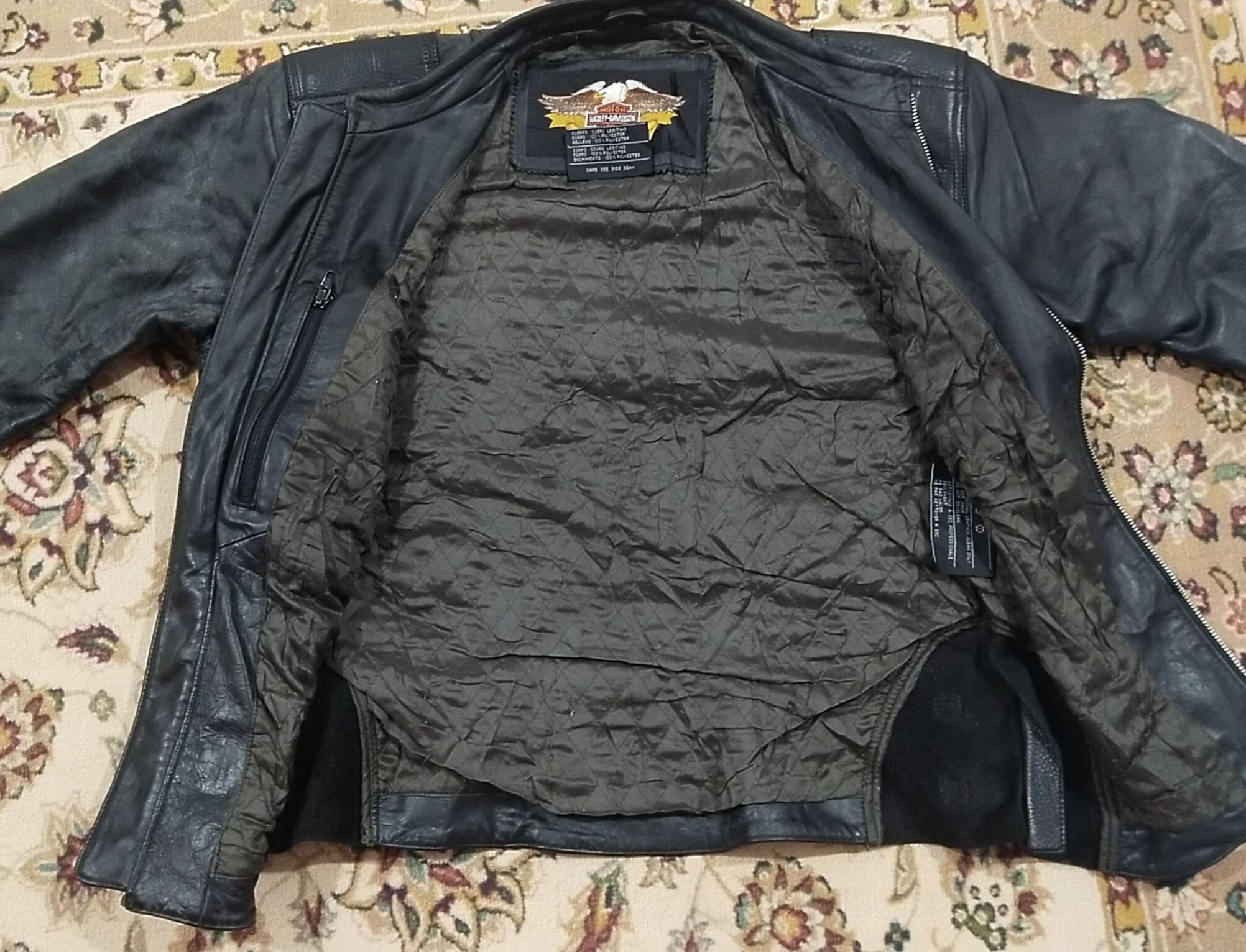 Harley Davidson Final Drop Harley Davidson Leather Jacket M Size US M / EU 48-50 / 2 - 14 Thumbnail