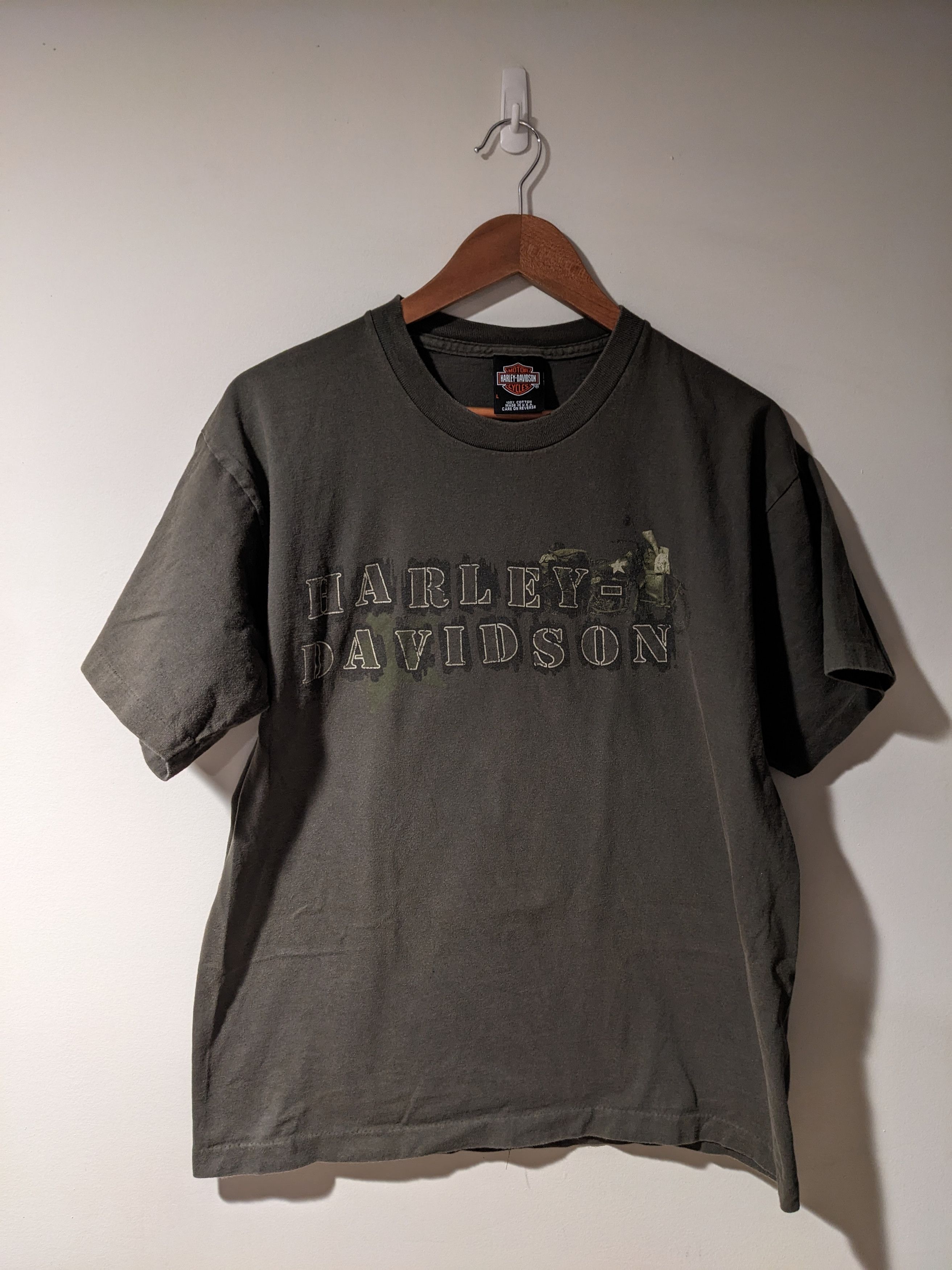 Harley Davidson × Vintage Vintage 1996 Harley Davidson Motorcycle Classic T-Shirt Size US L / EU 52-54 / 3 - 1 Thumbnail