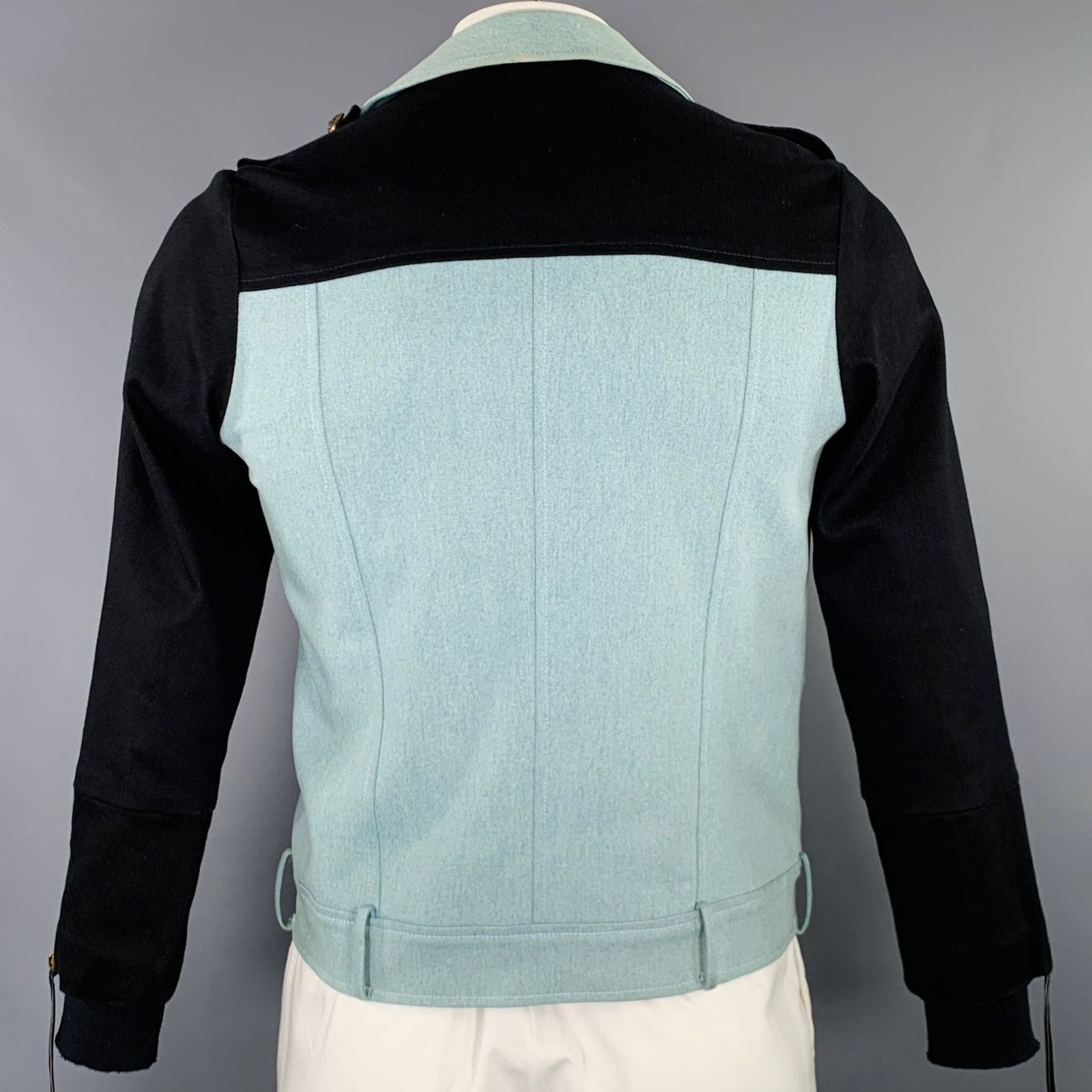 Other PROJECT WHITE ELEPHANT XL Black Blue Cotton Blend Jacket Size US XL / EU 56 / 4 - 4 Thumbnail