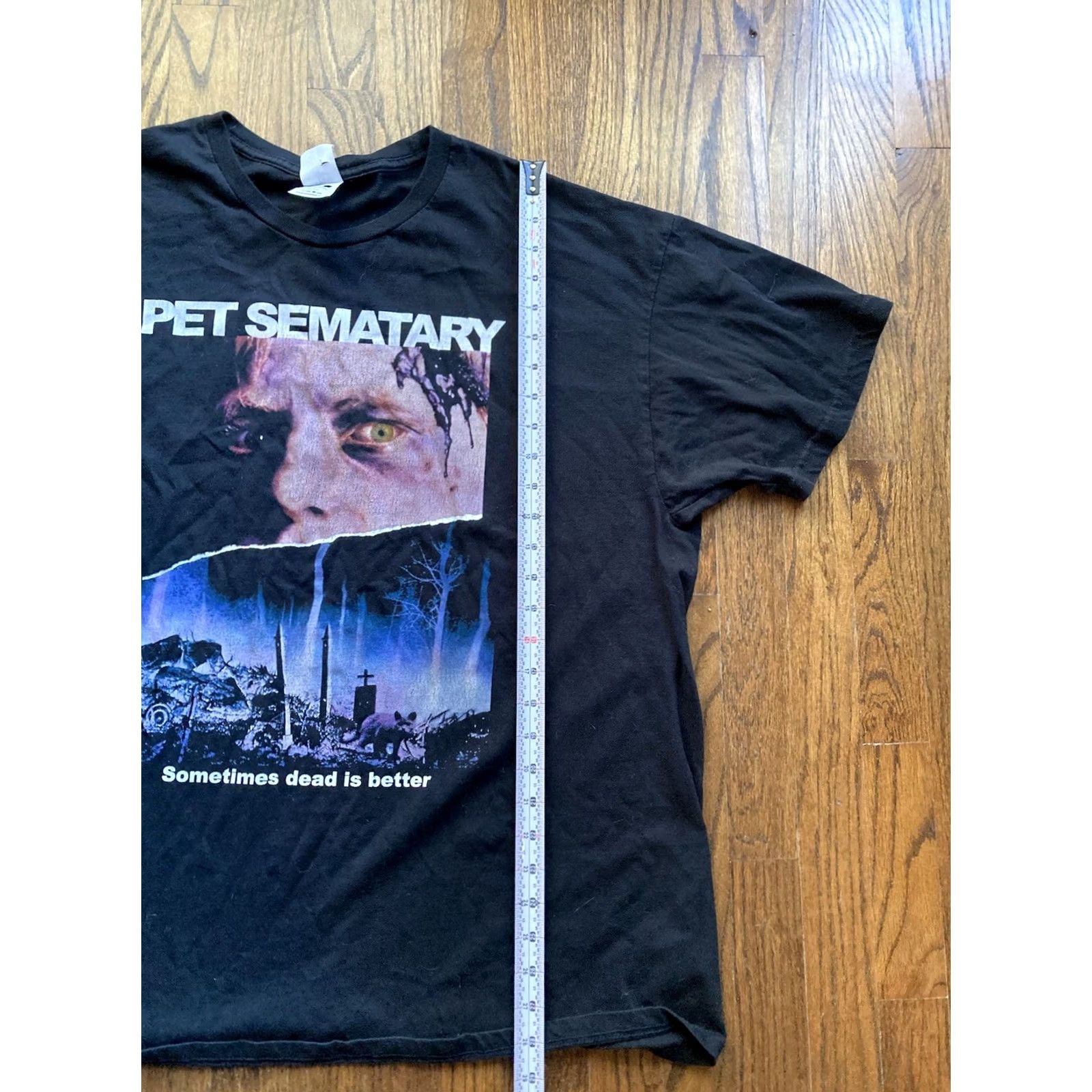 Vintage Pet Sematary T Shirt Mens Size 2XL Black Horror Movie Sometimes Dead Is Better Size US XXL / EU 58 / 5 - 6 Thumbnail