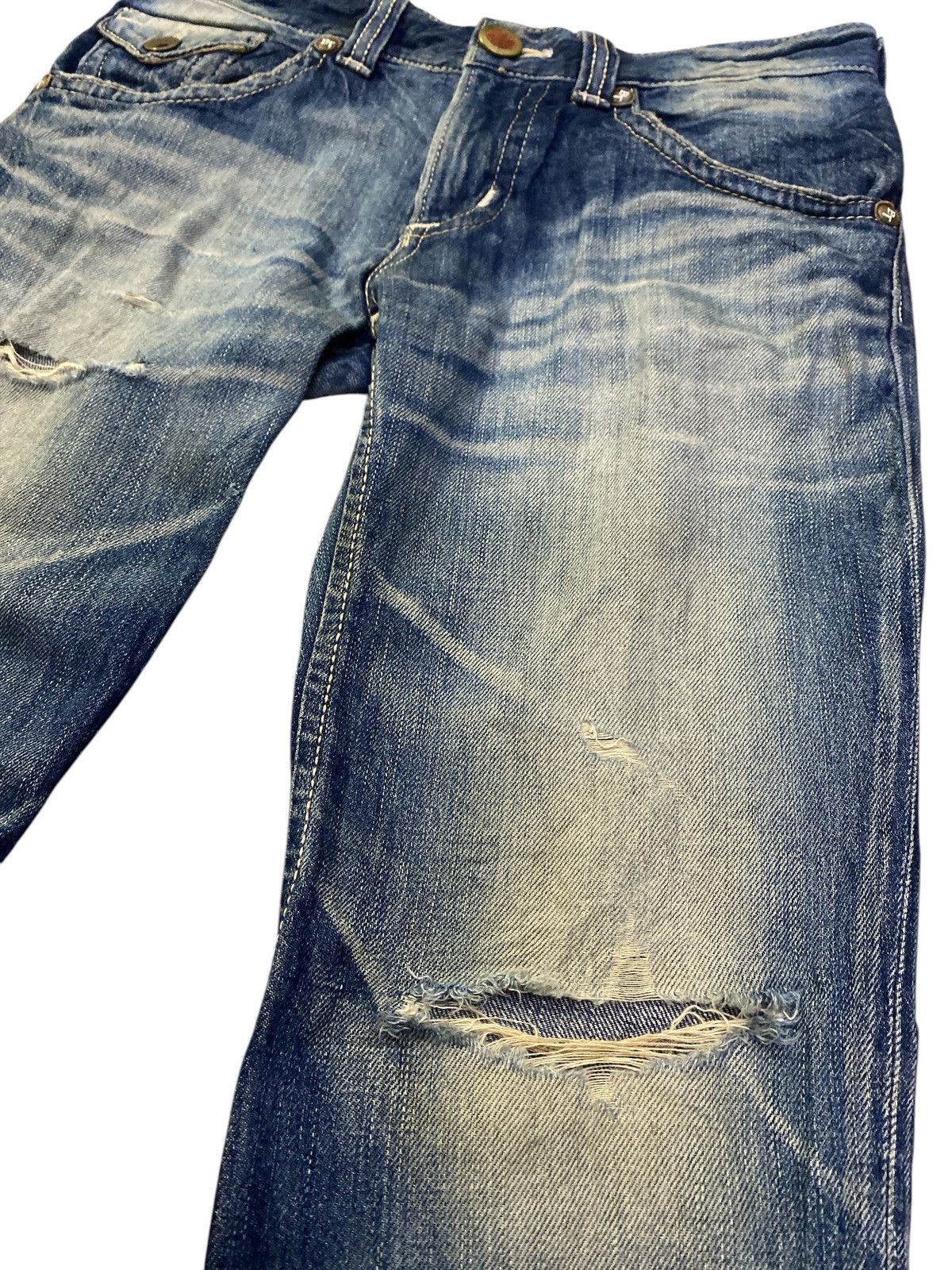 Edwin × If Six Was Nine Vintage Edwin Blue Trip Flared Denim Size US 33 - 13 Thumbnail