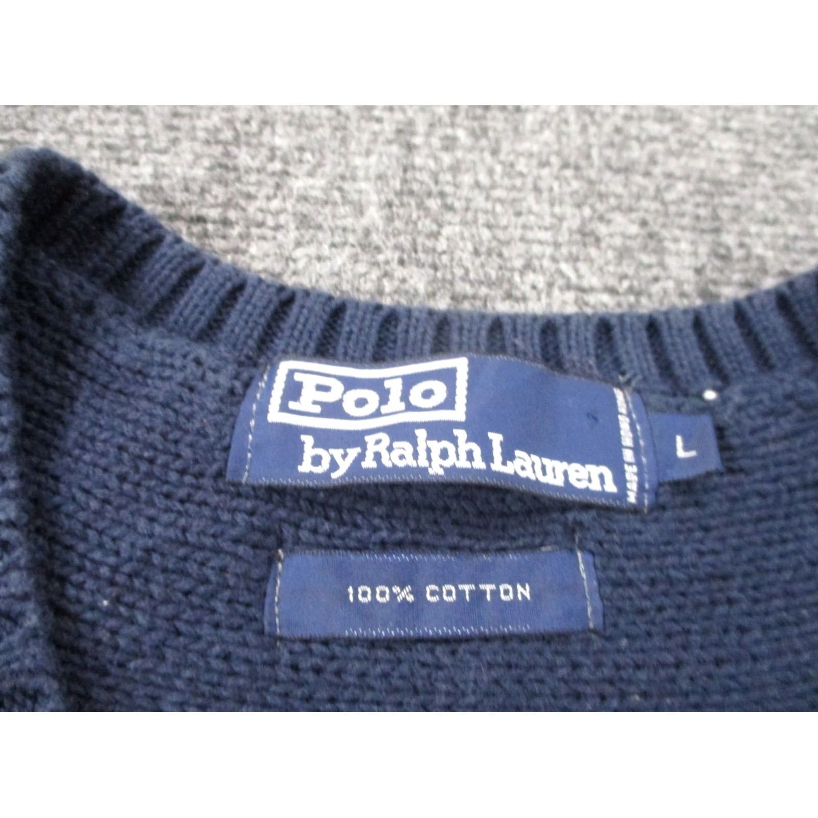 Polo Ralph Lauren Polo Ralph Lauren Vest Sweater Men L Blue Logo Classic Polo Ralph Lauren Vest Shirt Size US L / EU 52-54 / 3 - 6 Thumbnail