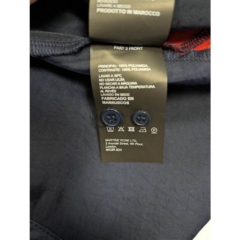 Martine Rose o1rshd1 Shirt Track Jacket in Navy Blue Size US L / EU 52-54 / 3 - 20 Thumbnail