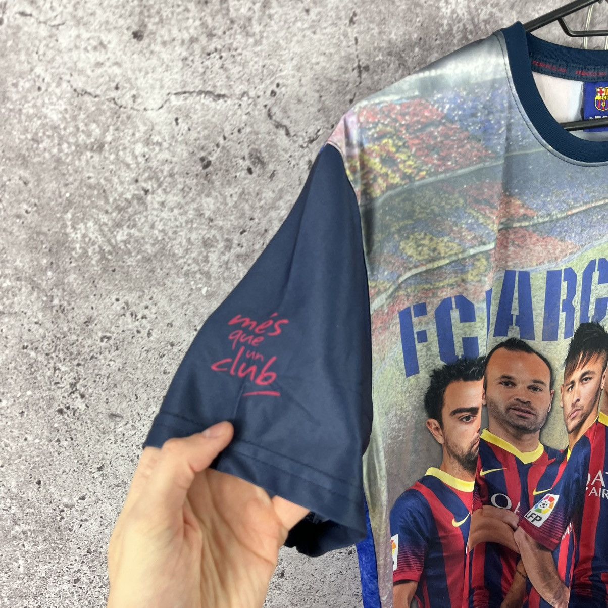 Other F.C. Barcelona Merch Soccer Jersey Full Print Logo Size L Size US L / EU 52-54 / 3 - 4 Thumbnail