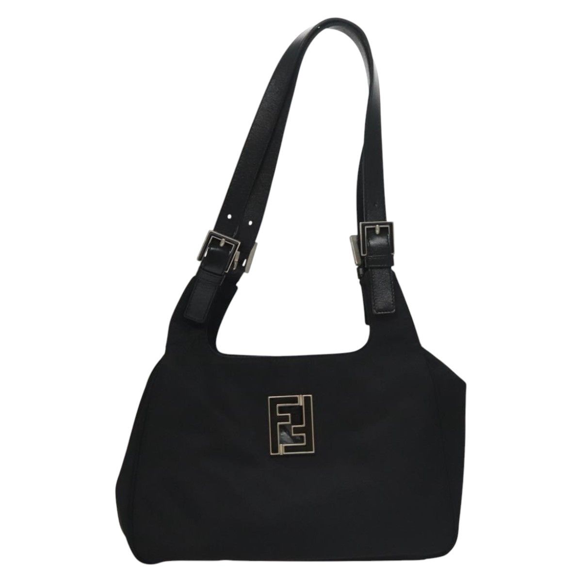 Fendi Black Synthetic Shoulder Bag (Pre-Owned) Size ONE SIZE - 1 Thumbnail