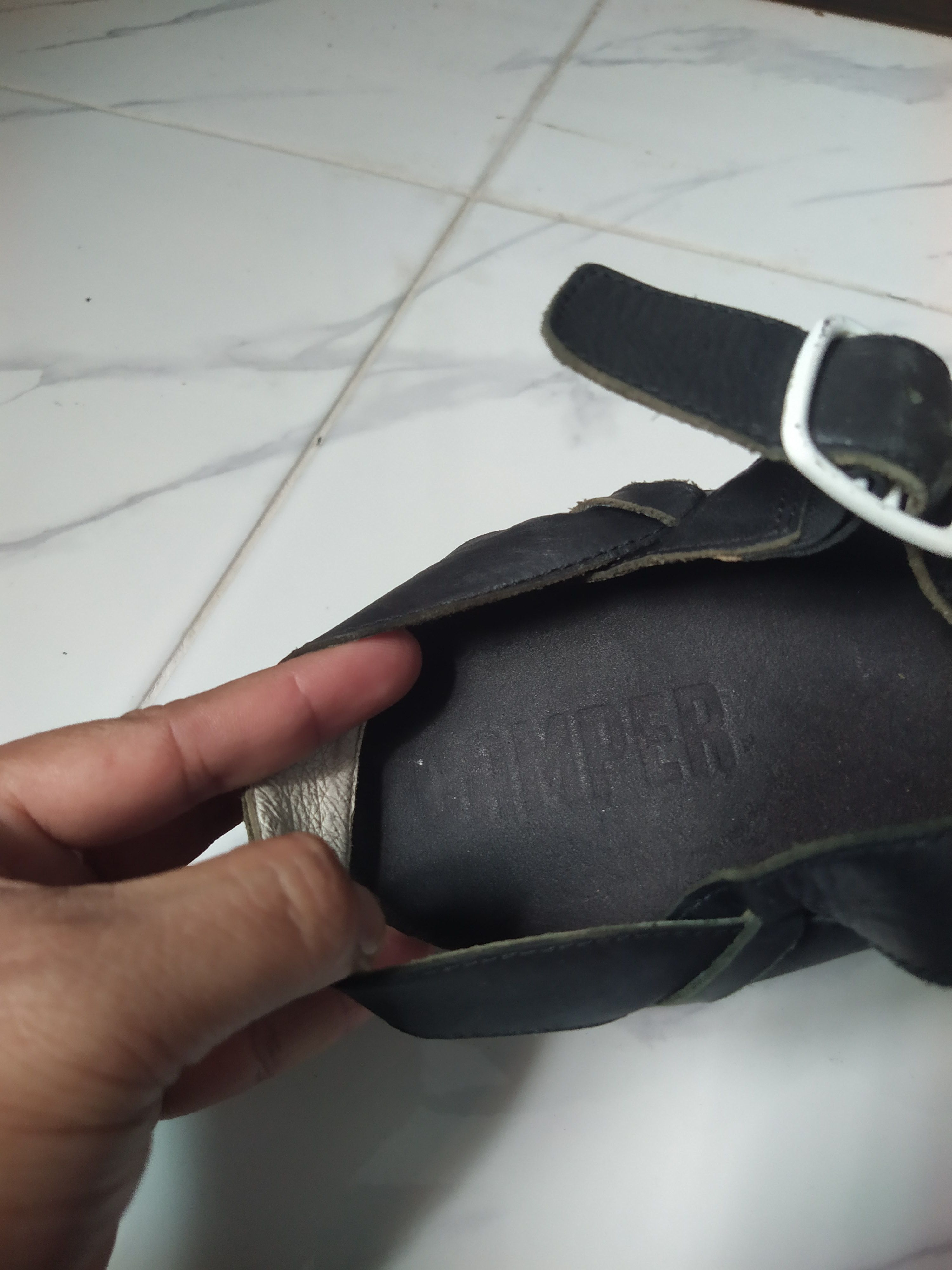 Camper CAMPER Pelotas Black Leather Sandals Size US 9.5 / EU 42-43 - 8 Thumbnail