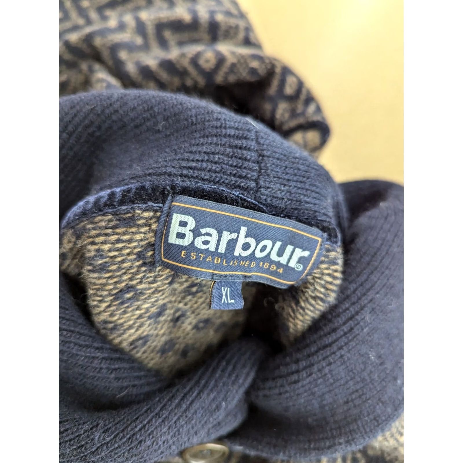 Barbour Barbour Sweater Mens XL Fair Isle Knitted Wool Turtleneck Pullover Size US XL / EU 56 / 4 - 5 Thumbnail