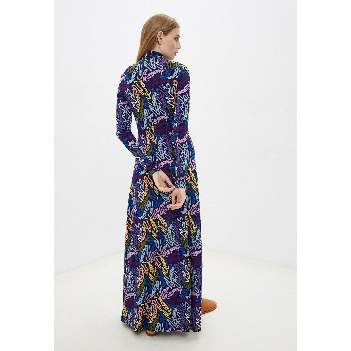 Designer × Missoni Missoni coloured monogram pattern maxi dress Size M / US 6-8 / IT 42-44 - 5 Thumbnail