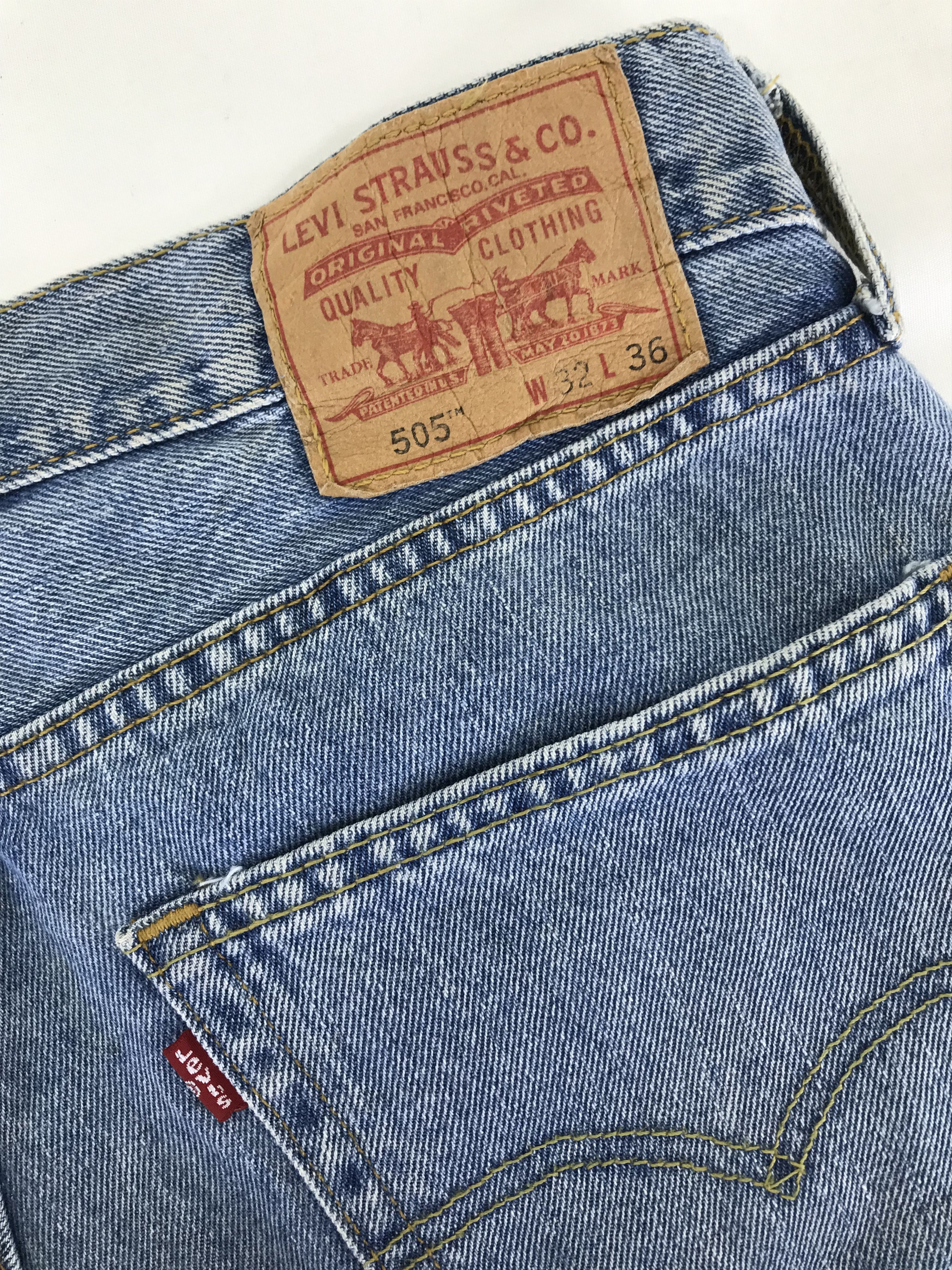 Levi's Vintage Levi's 505 Distressed Jeans Size US 32 / EU 48 - 13 Thumbnail