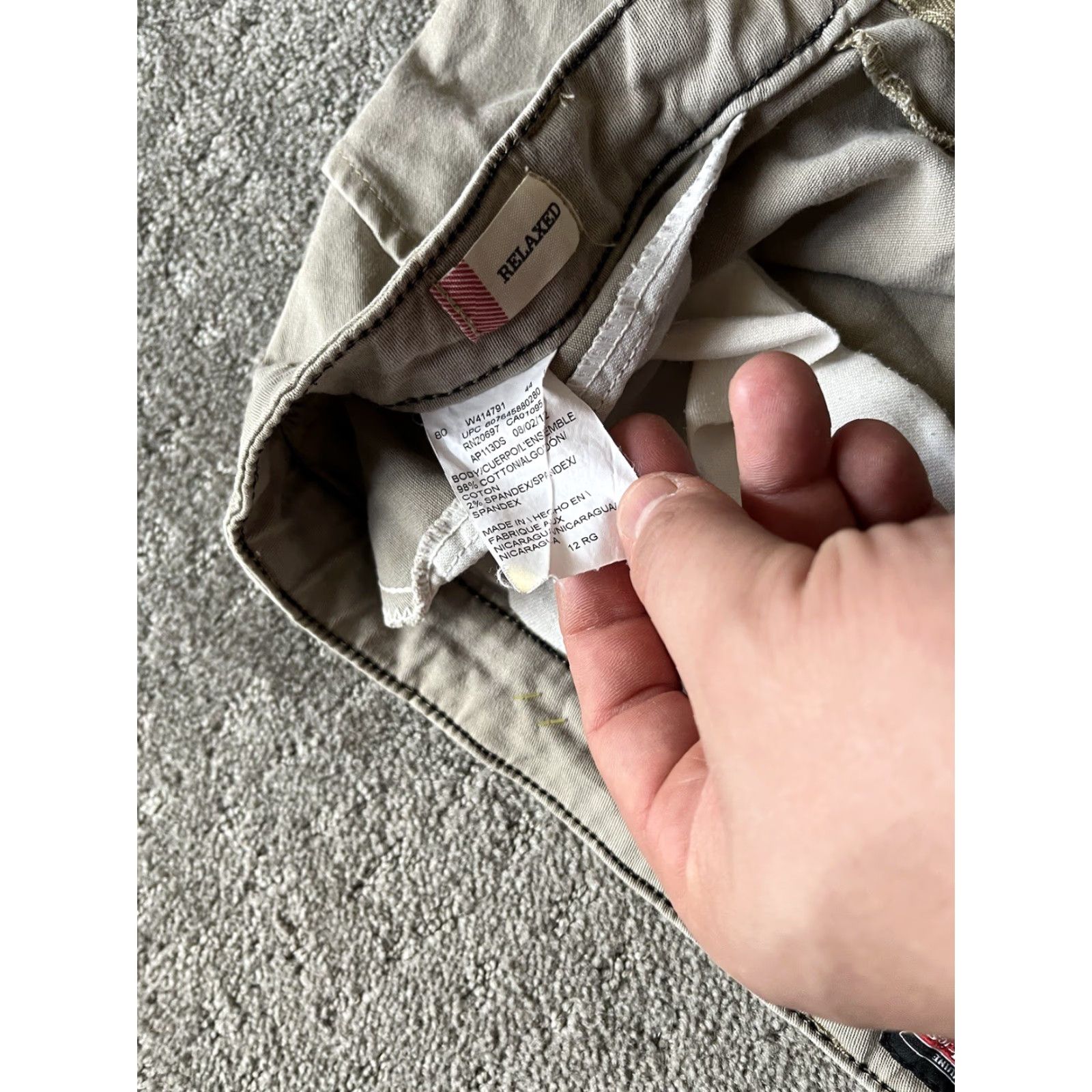 Dickies VINTAGE Dickies Relaxed Chino Pants Chino Women's Pant Regular 12 Beige Khaki Straight 90s Womens Size 34" / US 12 / IT 48 - 7 Thumbnail