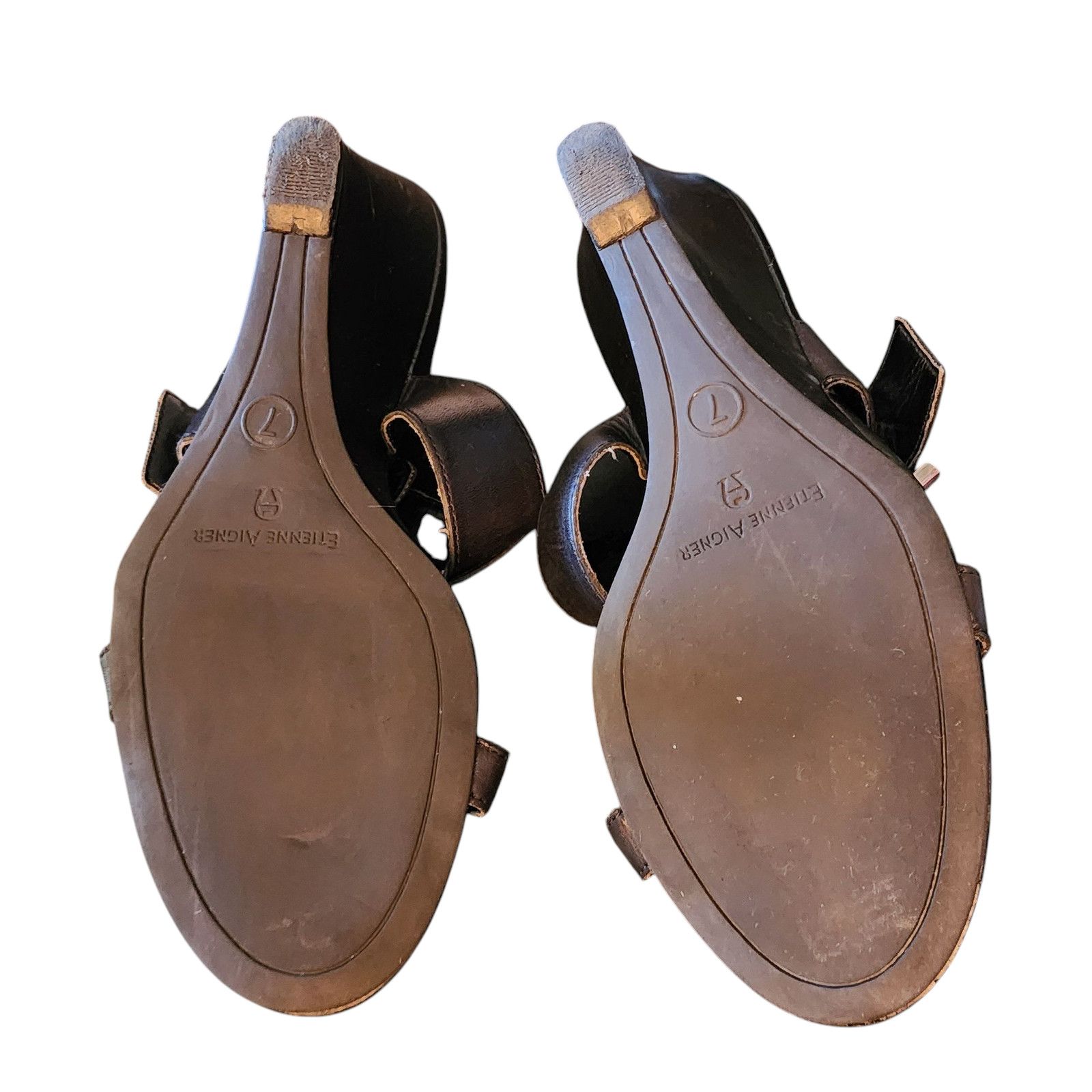 Etienne Aigner Etienne Aigner Mallard Wedge Slides Sandals Black Size 7.5M Size US 7.5 / IT 37.5 - 4 Thumbnail