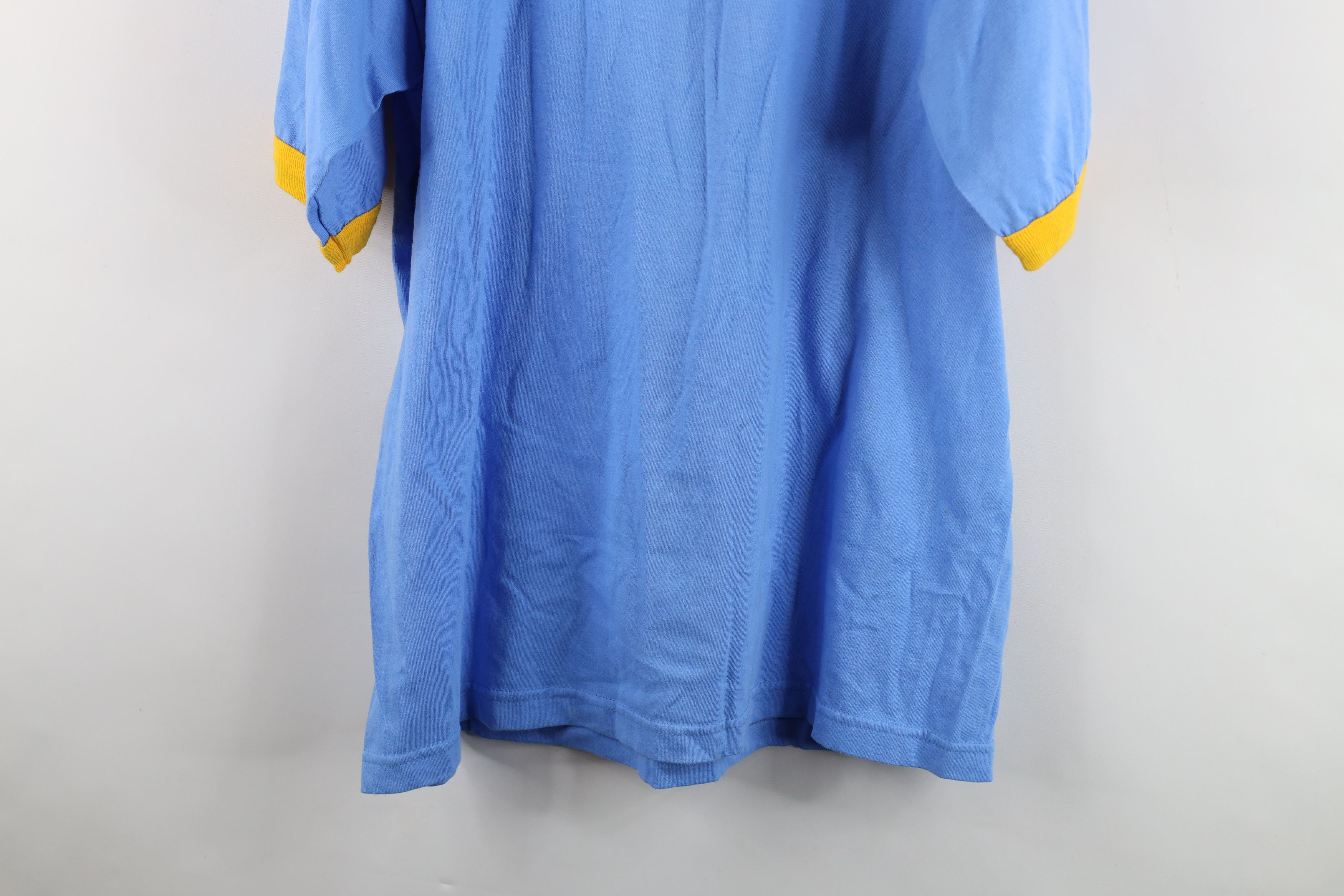 Reebok Vintage 90s Y2K Reebok Chargers Football Ringer T-Shirt Size US L / EU 52-54 / 3 - 14 Thumbnail