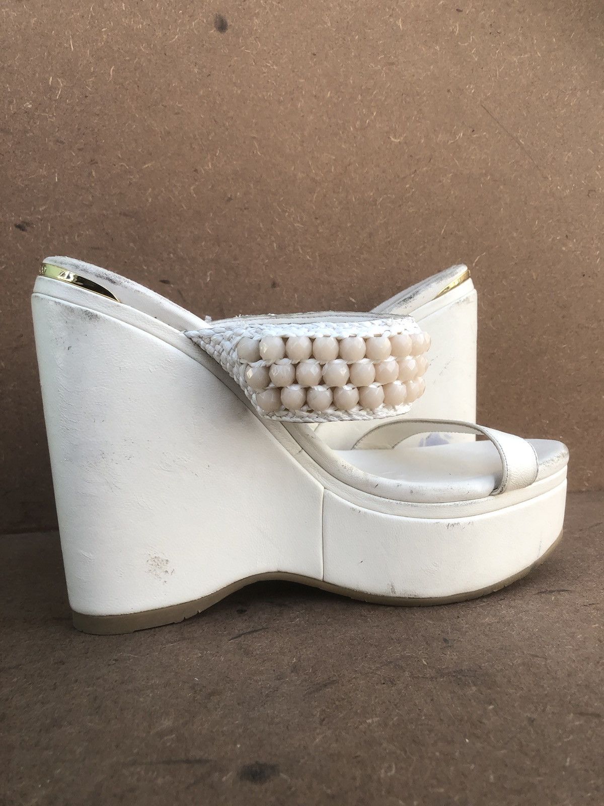 Jimmy Choo Jimmy Choo white Calfskin Leather Women’s pumps Size 39 Size US 9 / IT 39 - 6 Thumbnail