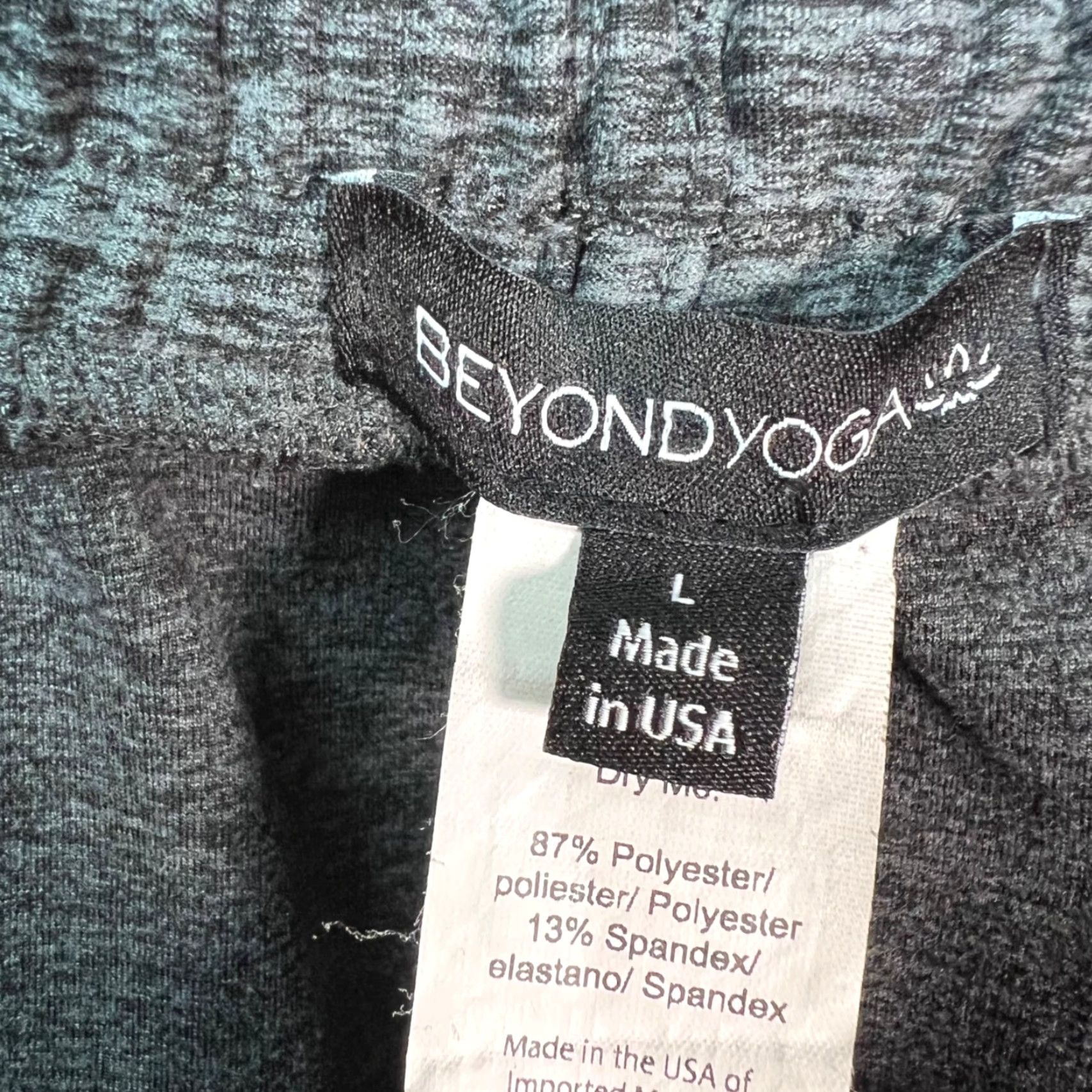 Beyond Yoga Beyond Yoga Womens Large Gray Stretch Jogger Pants Made In USA Jogger Pants Womens Large Gray Stretch Athletic Yoga Size 36" / US 14 / IT 50 - 3 Thumbnail