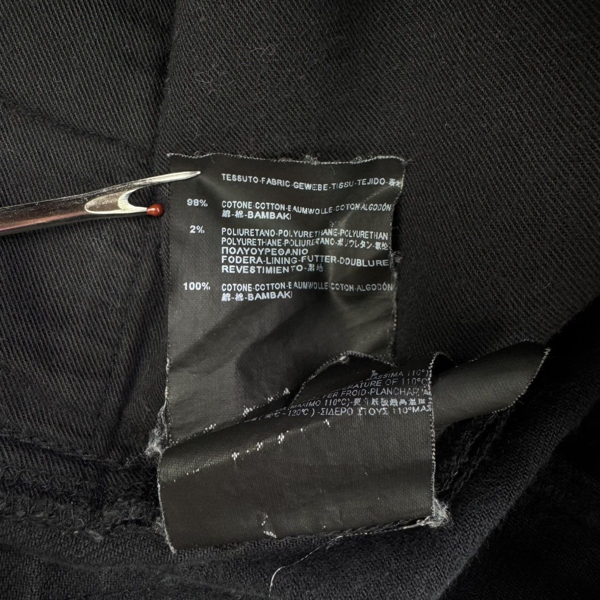 Saint Laurent Paris SAINT LAURENT PARIS FW13 BLACK D02 DENIM Size US 32 / EU 48 - 5 Thumbnail