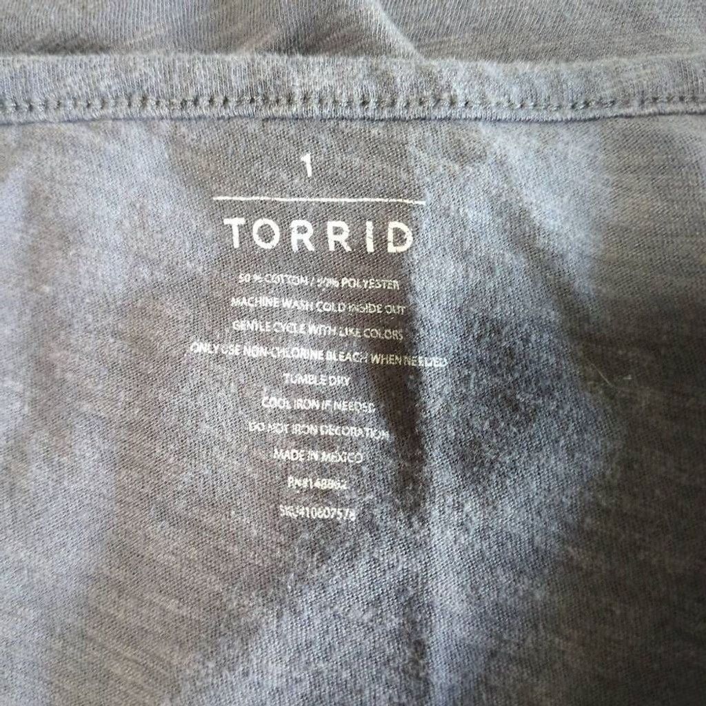 Torrid Torrid 1X Arrow Print Racerback Tank Top Heather Gray Size XL / US 12-14 / IT 48-50 - 6 Thumbnail