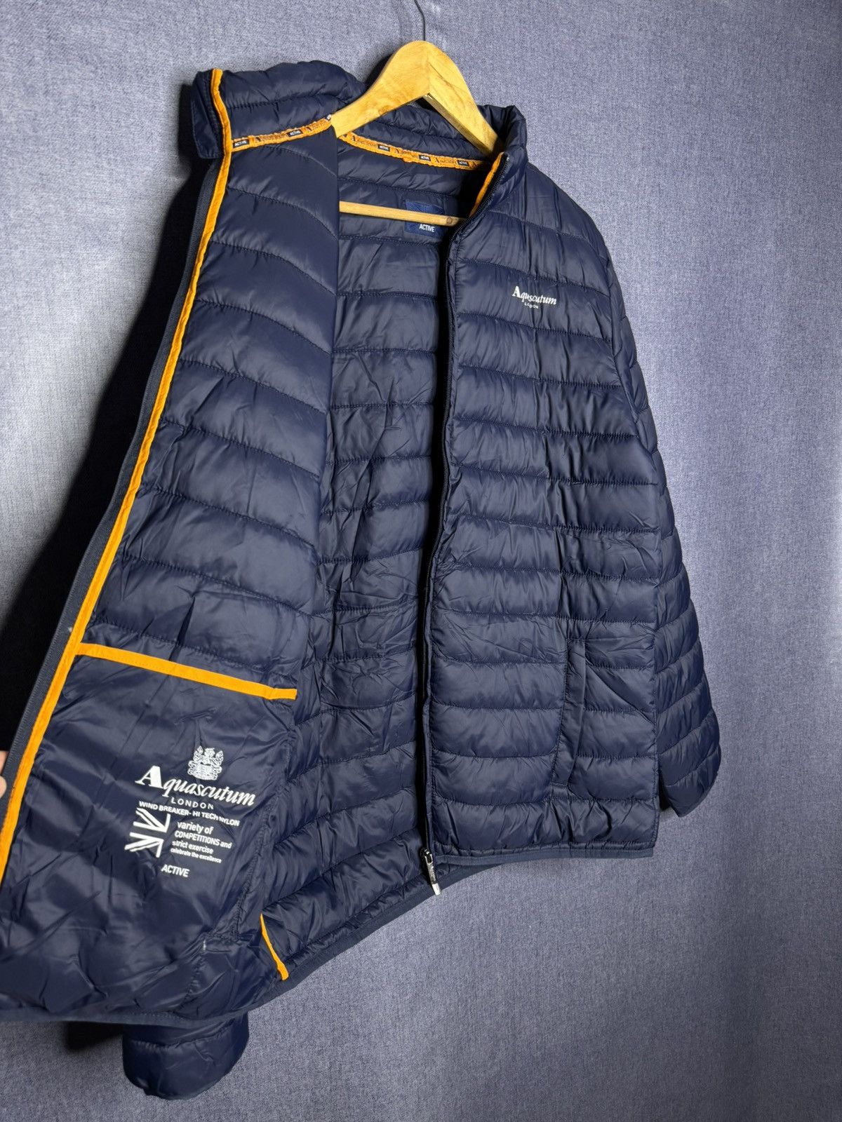Aquascutum Aquascutum London Active Padded Puffer Down Jacket Navy Blue Size US XL / EU 56 / 4 - 8 Thumbnail