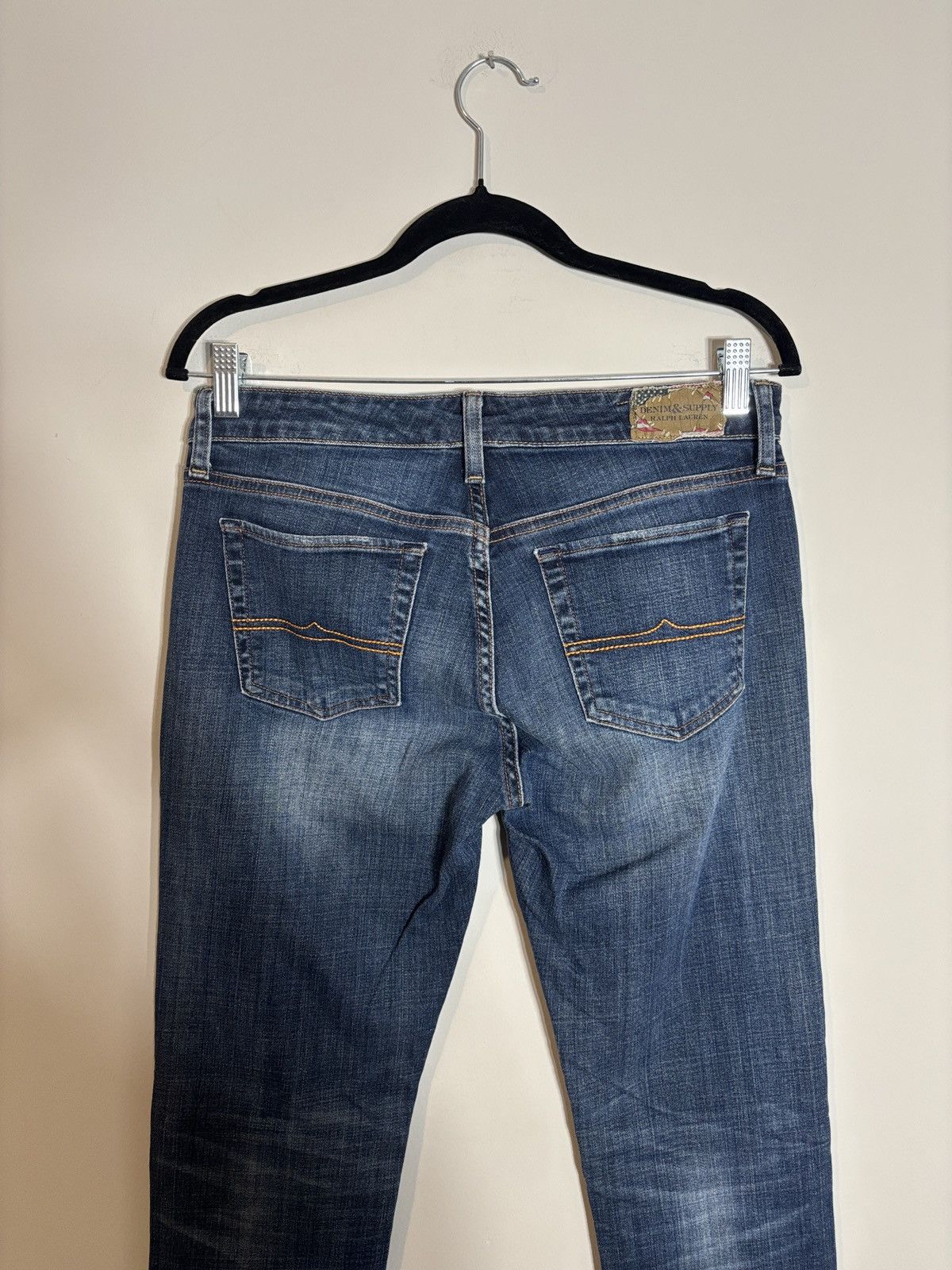 Denim & Supply Ralph Lauren Denim & Supply Ralph Lauren Flag Patch Straight Jeans 30x32 Size US 30 / EU 46 - 4 Thumbnail