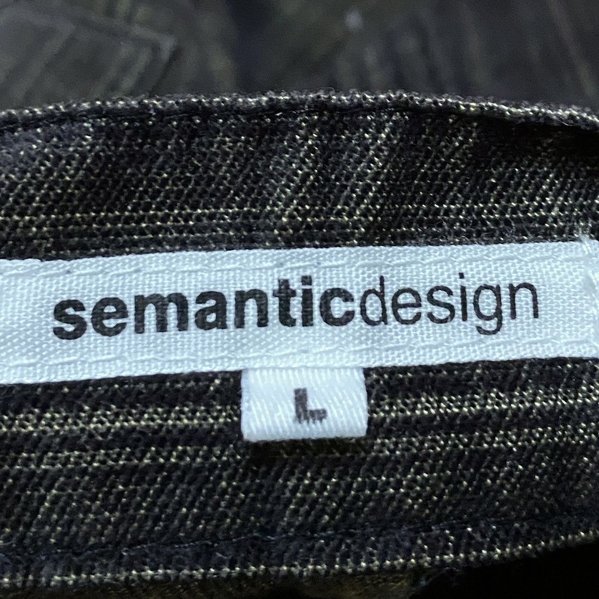14th Addiction × Japanese Brand × semanticdesign Very Rare Vintage Brand Semantic Design Flared Jeans 1990s Size US 32 / EU 48 - 9 Thumbnail
