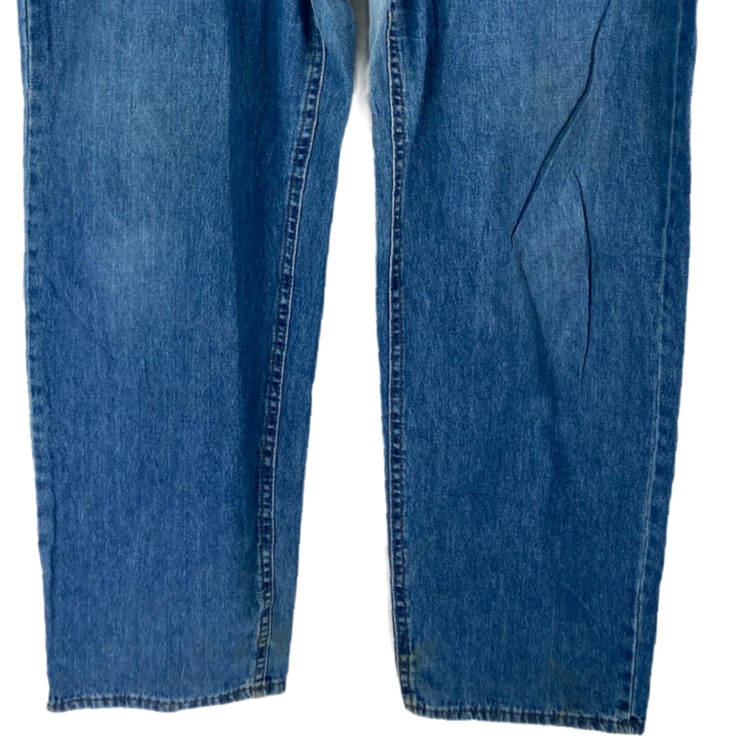 Lee Lee Riders Women's High Rise Stretch Straight Leg Jeans Blue 18 Long 32" 90s Size 40" / US 18 - 6 Thumbnail