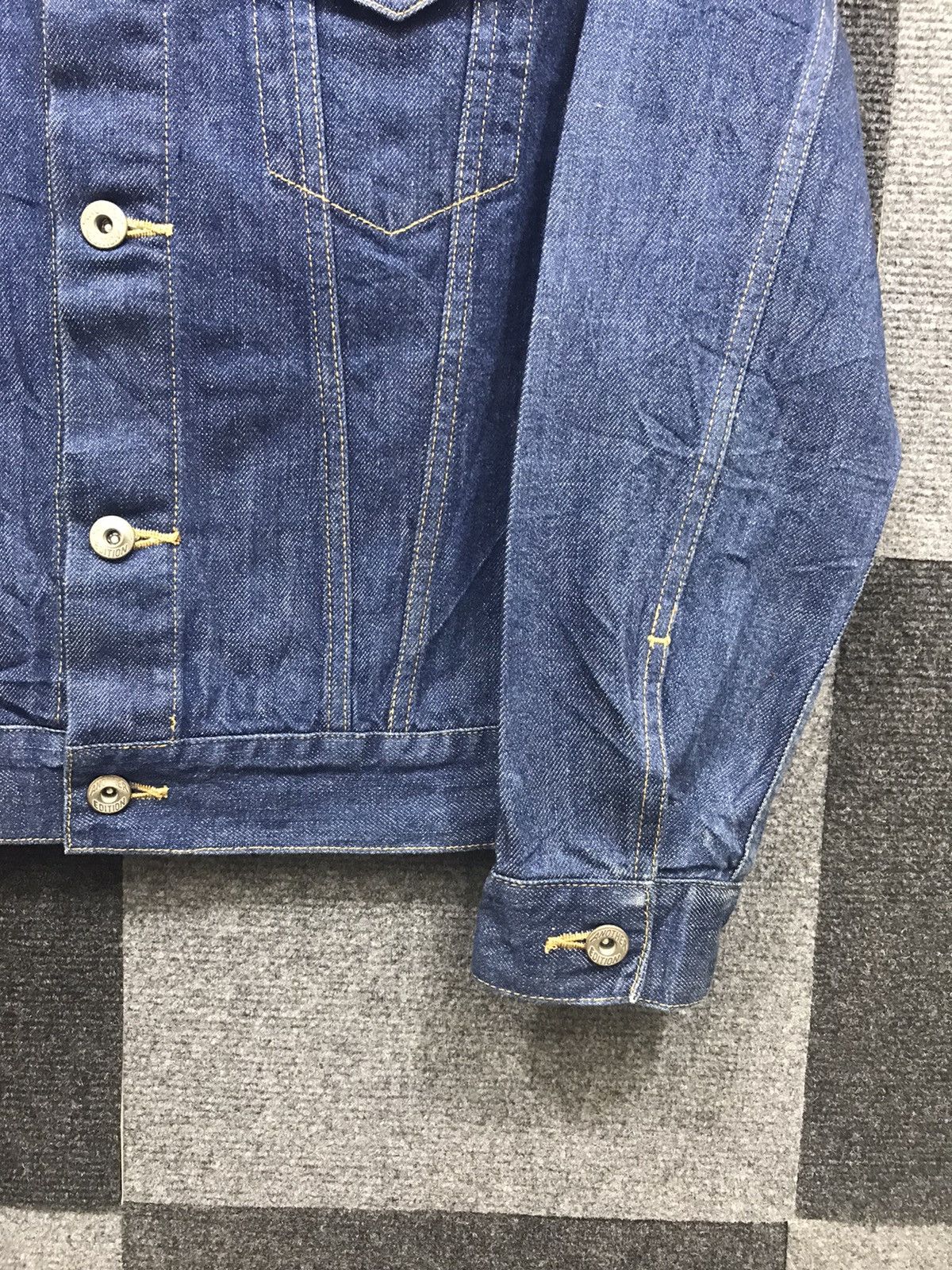 Japanese Brand ANOTHER EDITION Japan Slim Fit Trucker Jeans Size S / US 4 / IT 40 - 8 Thumbnail
