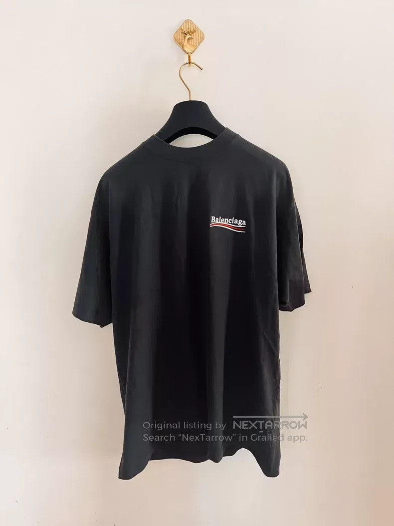 Balenciaga Balenciaga Black Embroidered Coke Short Sleeve L Size US L / EU 52-54 / 3 - 1 Thumbnail