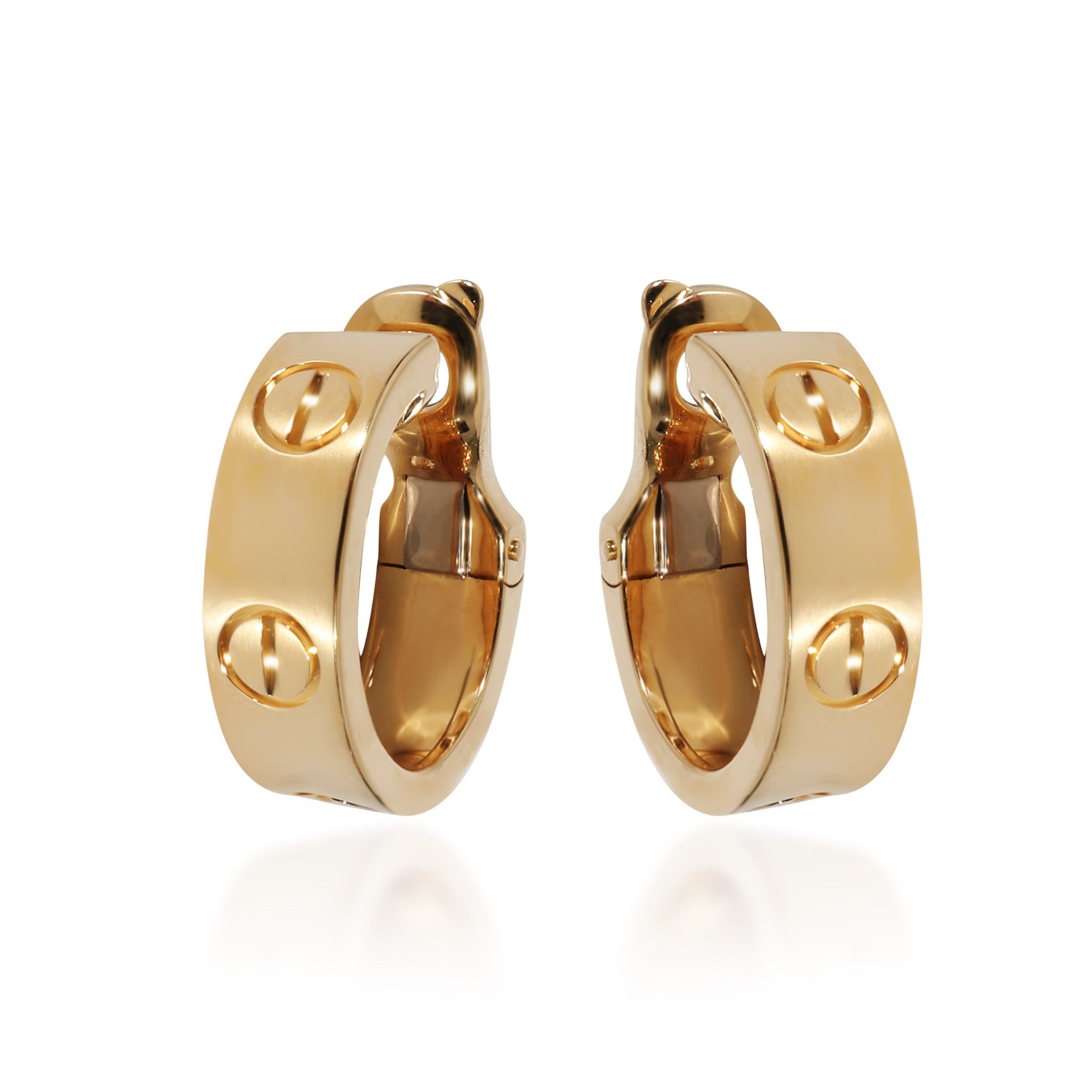 Cartier Cartier Love Hoop Earrings in 18k 18K Yellow Gold Size ONE SIZE - 1 Thumbnail